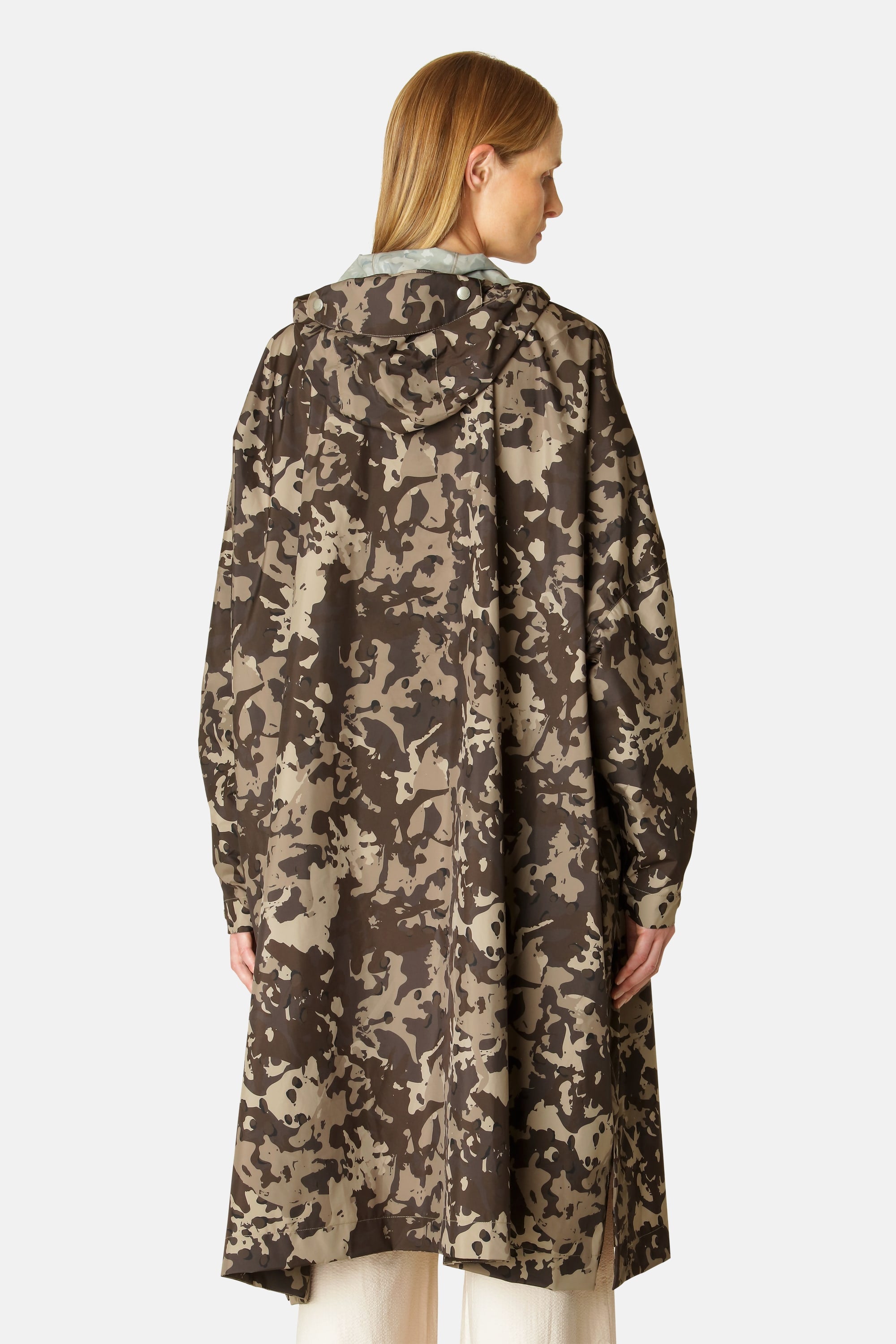Poncho Impermeable - Brown Camo