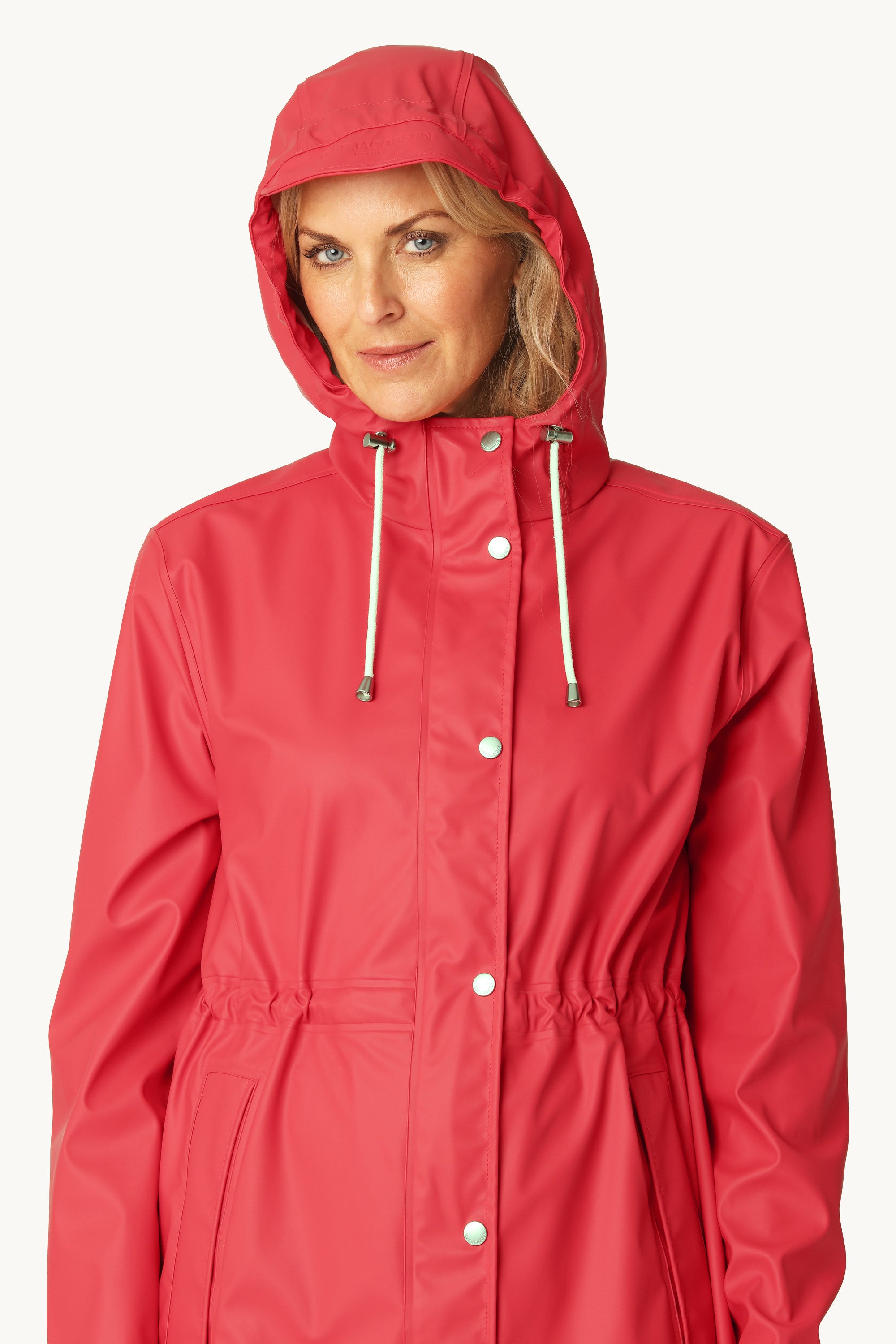 Long Parka Rain Jacket - Baked Apple