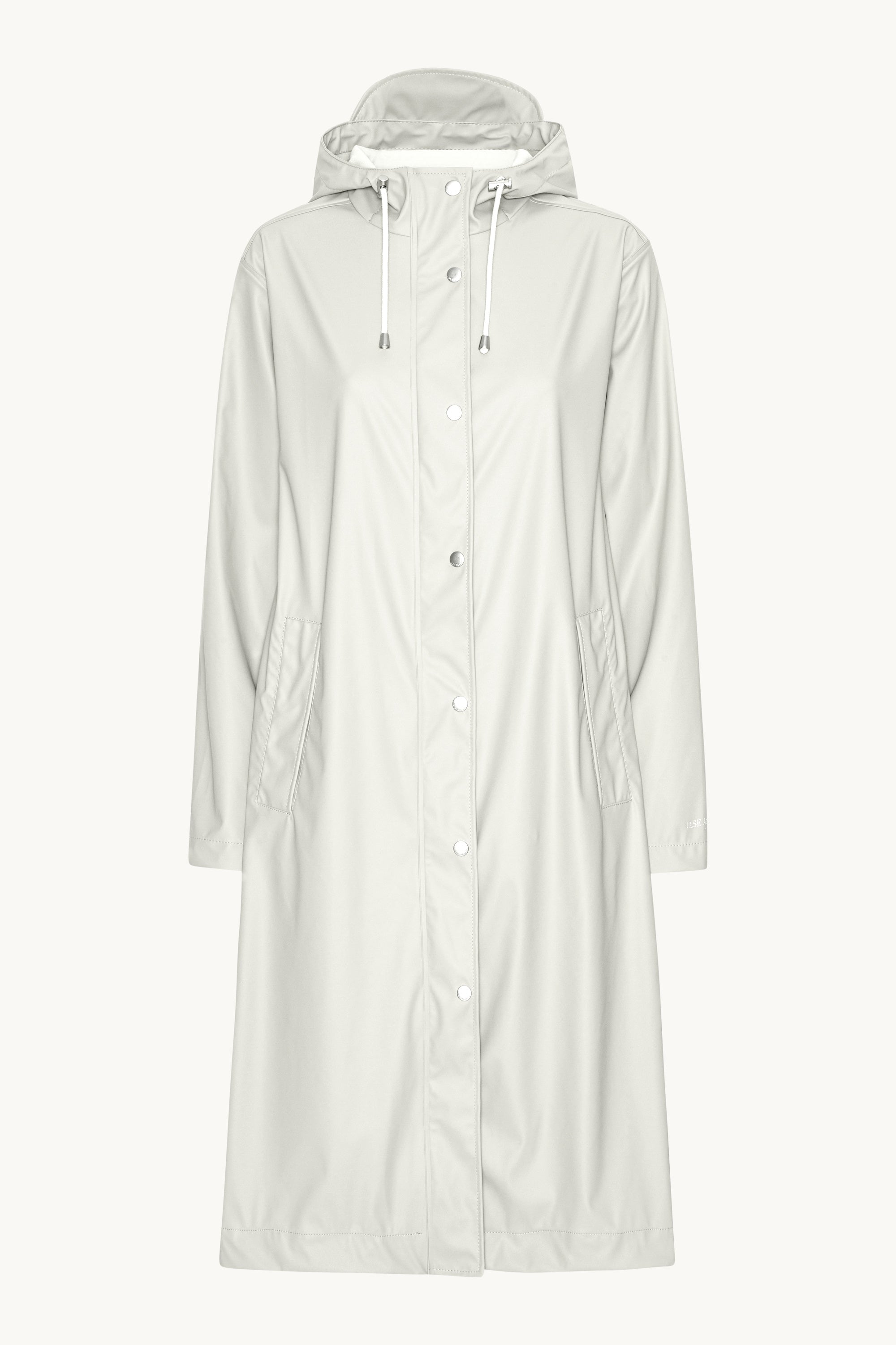 Long Rain Jacket - Milk Creme