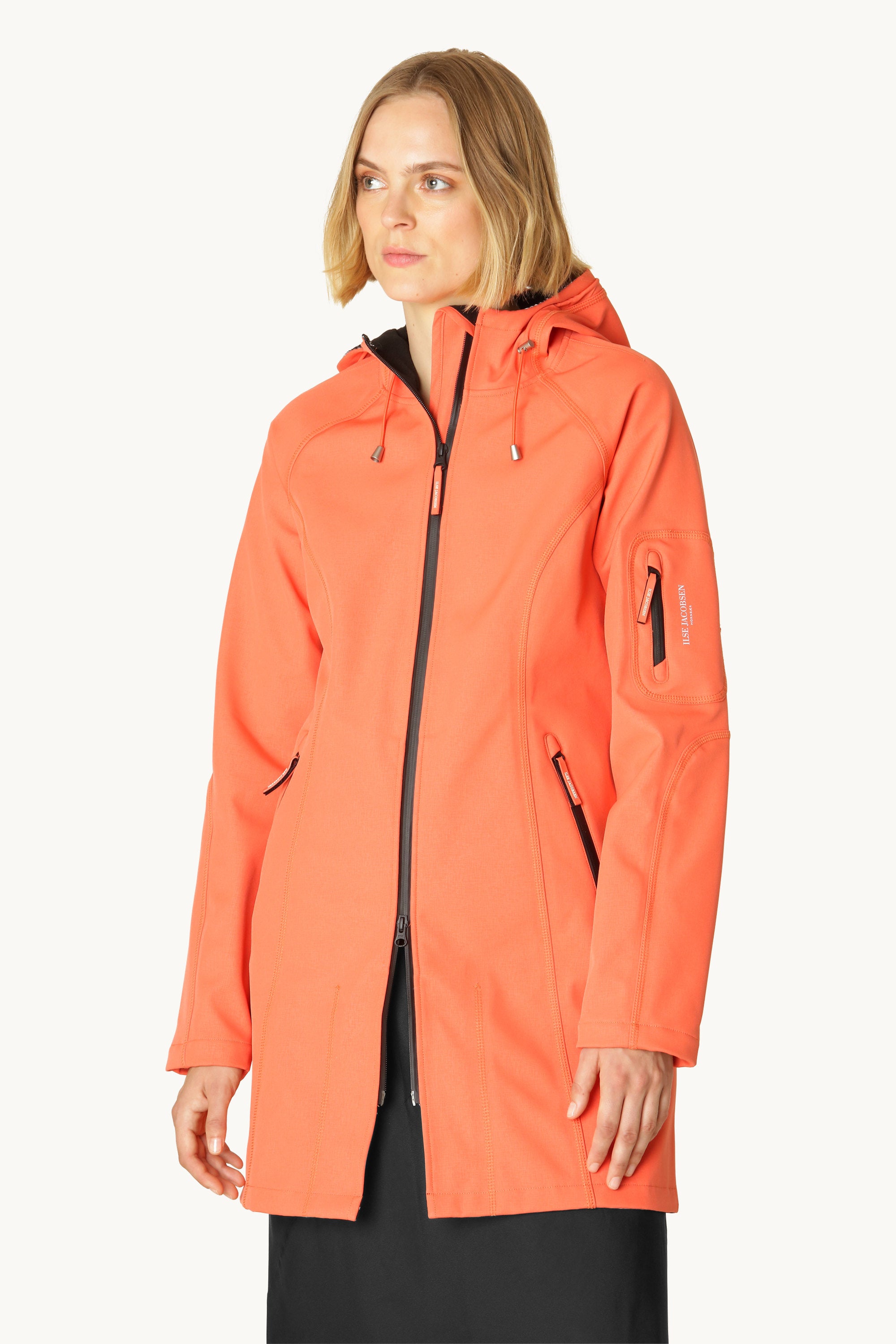 Softshell Raincoat - Hot Orange
