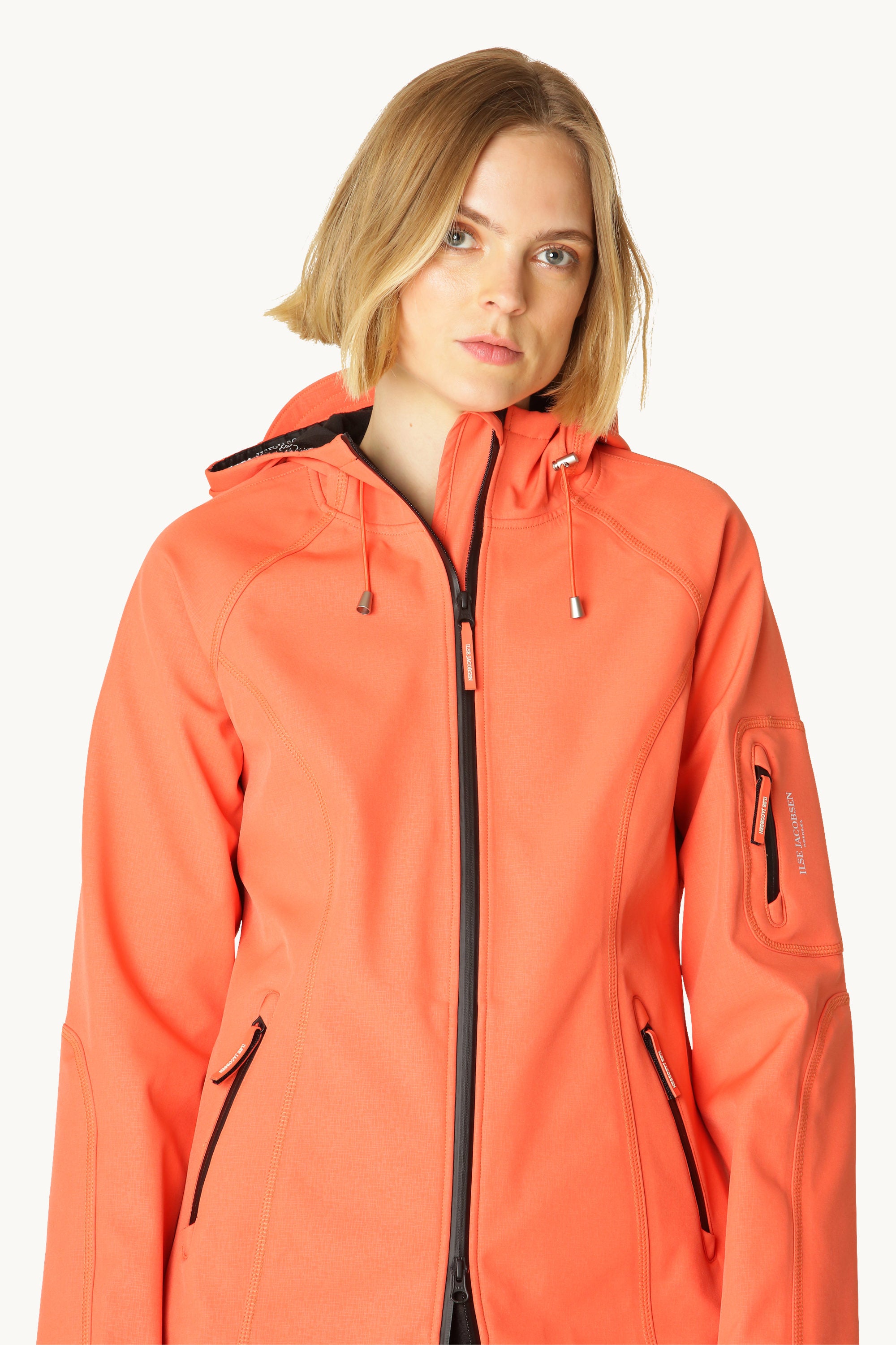 Softshell Raincoat - Hot Orange