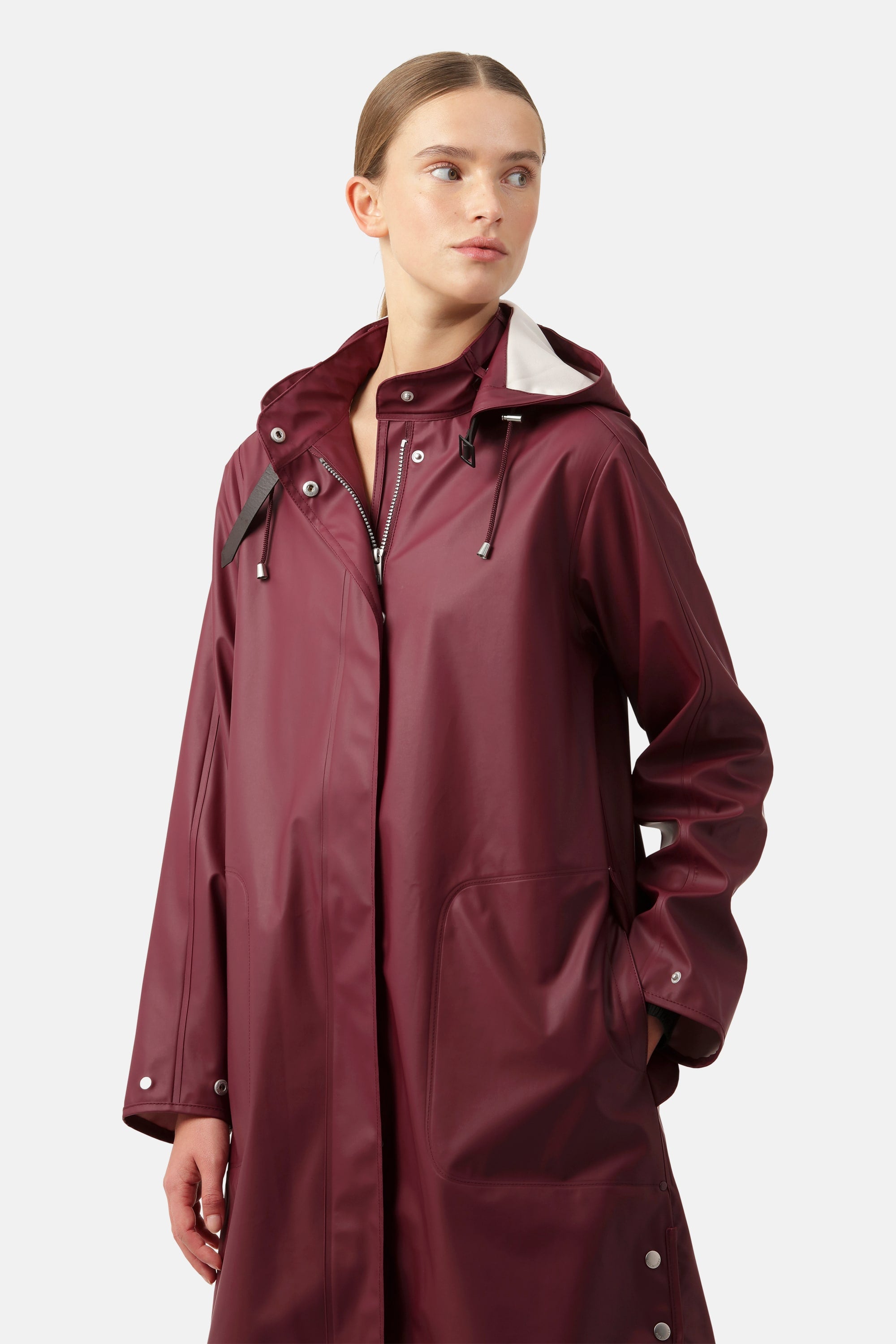 Light Raincoat - Maroon Banner