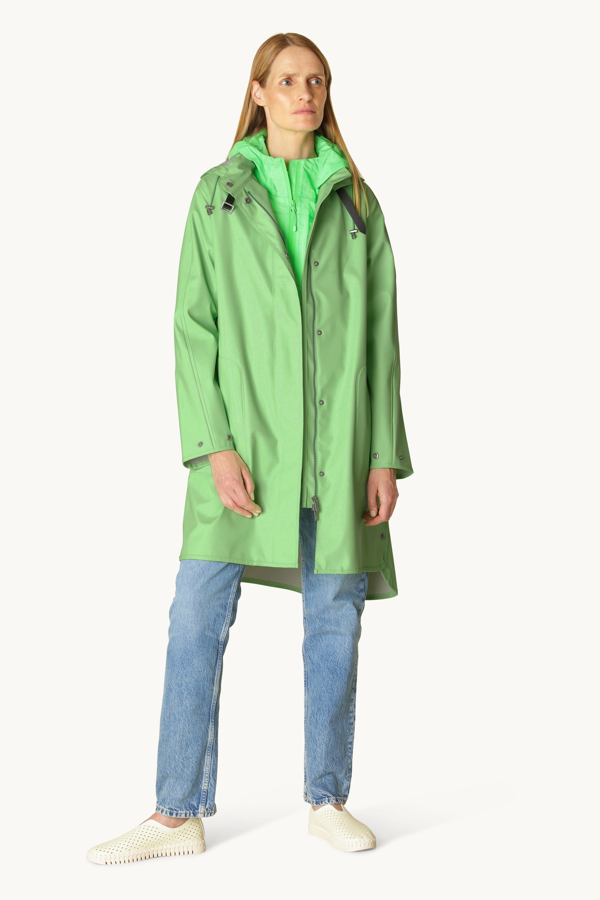 Light Raincoat - Bright Green