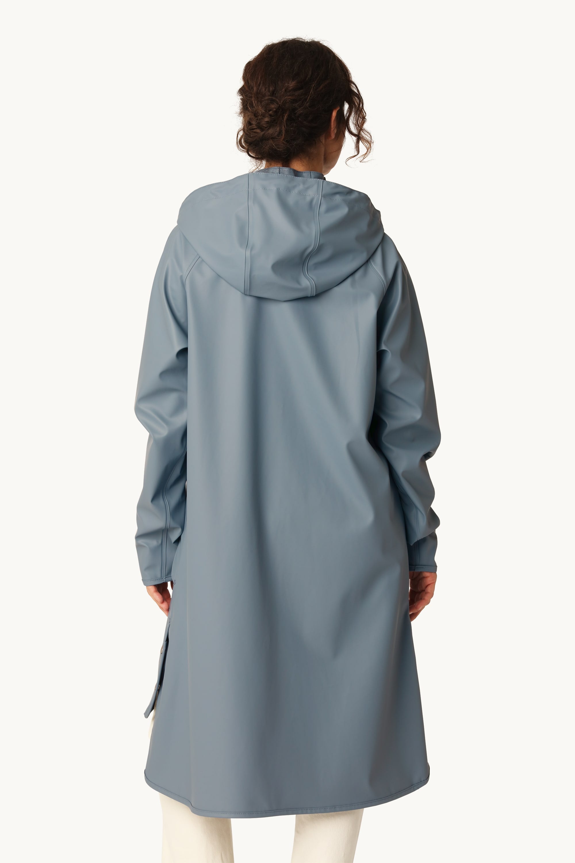 Light Raincoat - Grey Blue