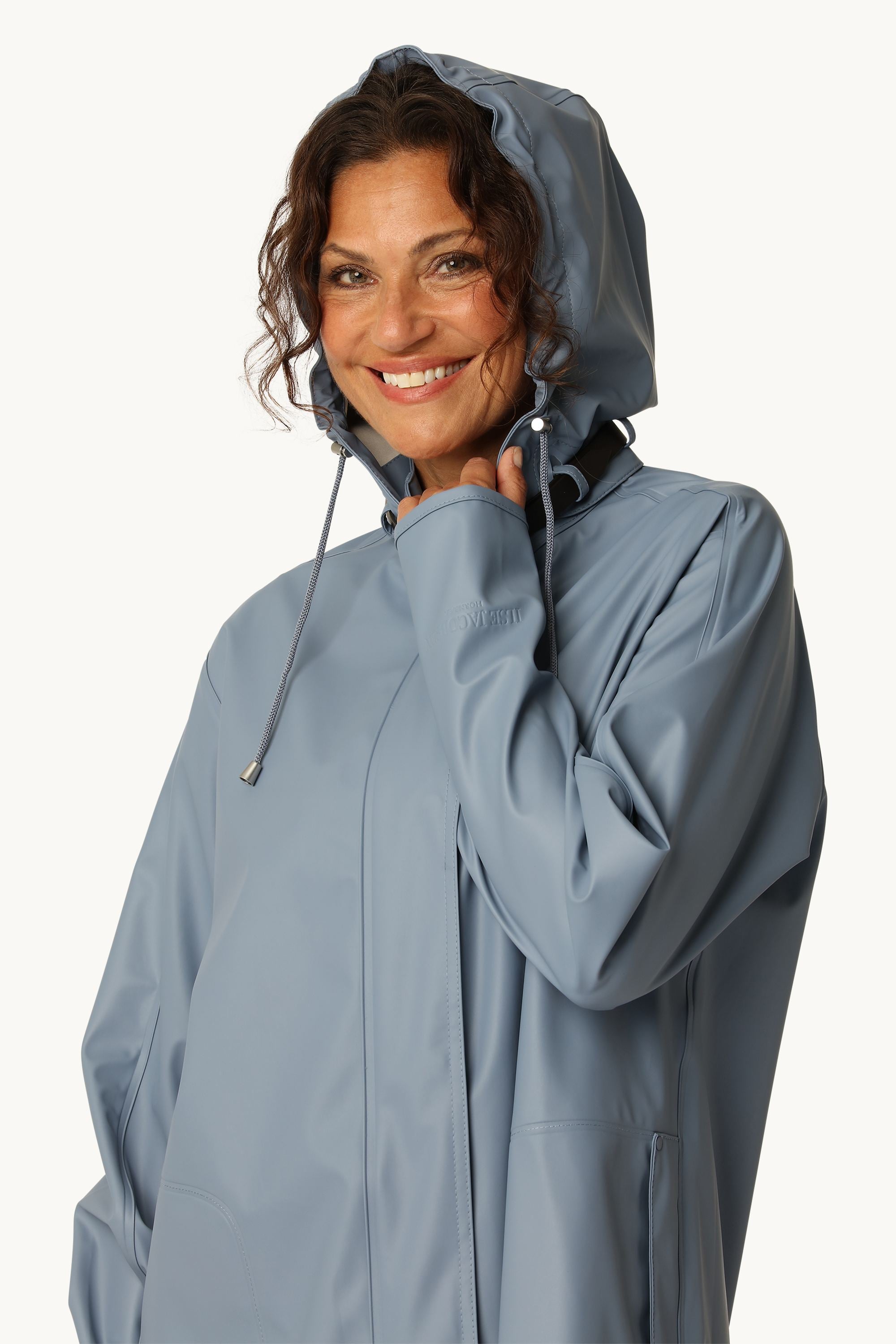 Light Raincoat - Grey Blue