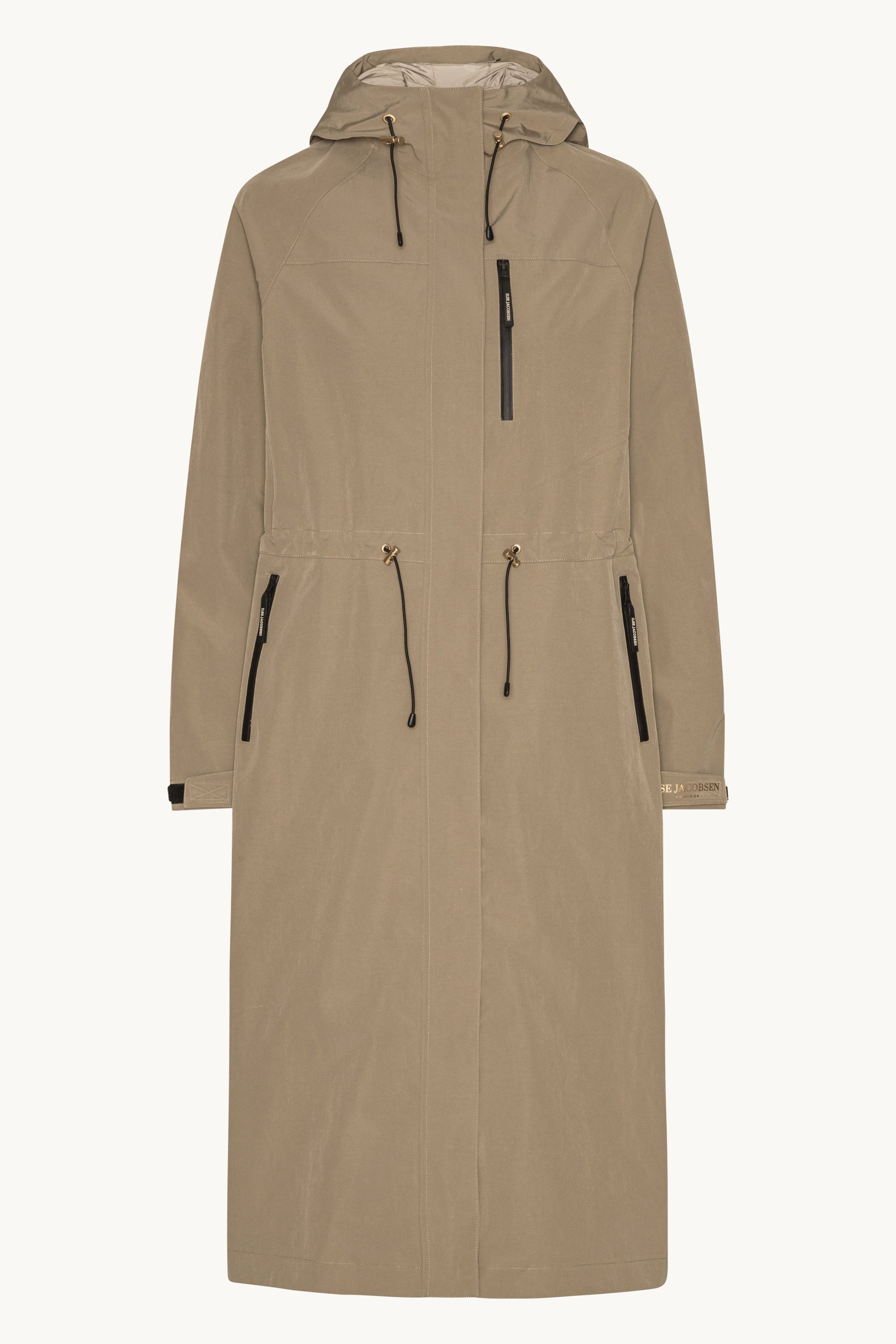 Impermeable Técnico Largo - Greige