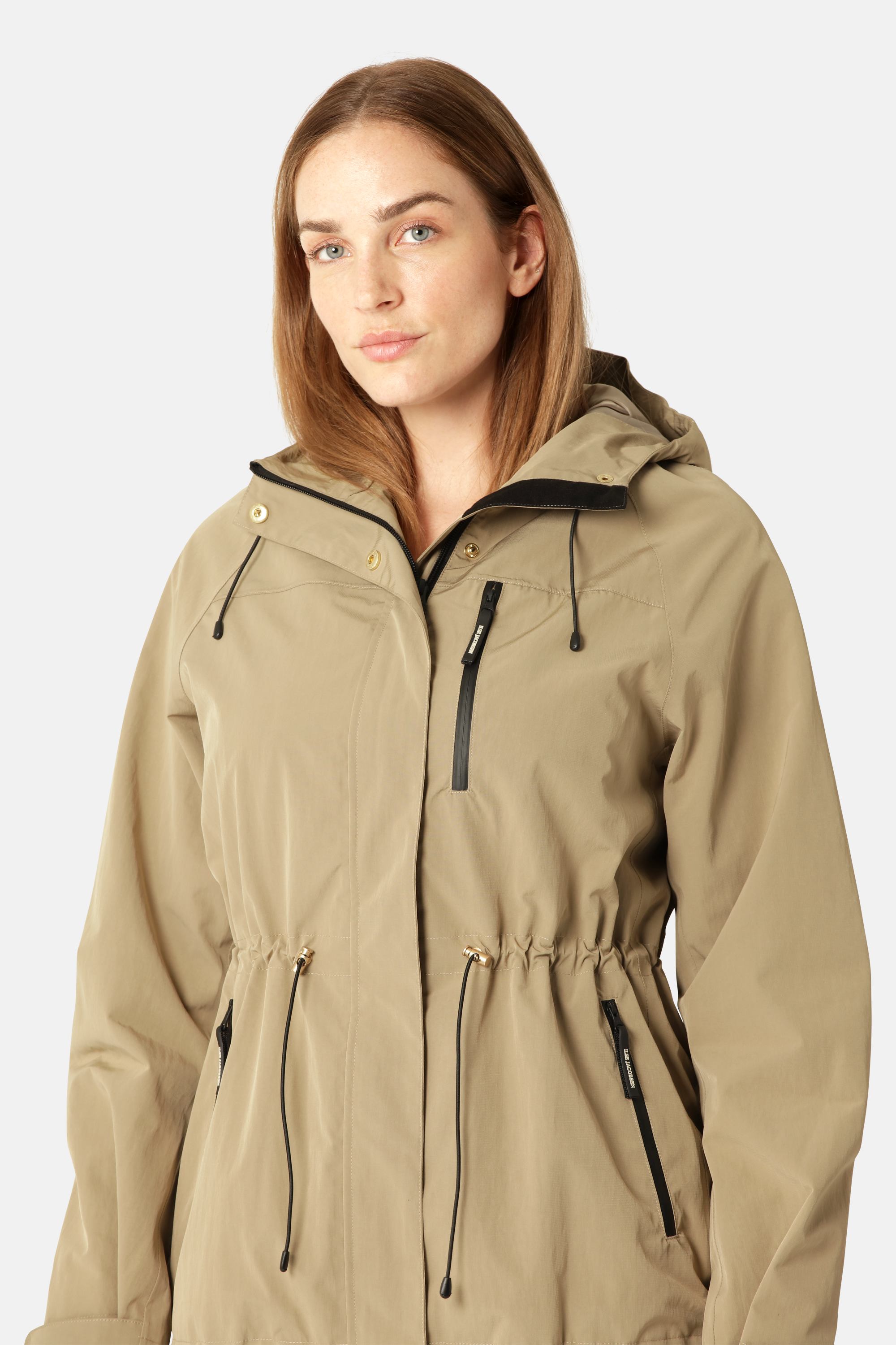 Technical Raincoat - Greige