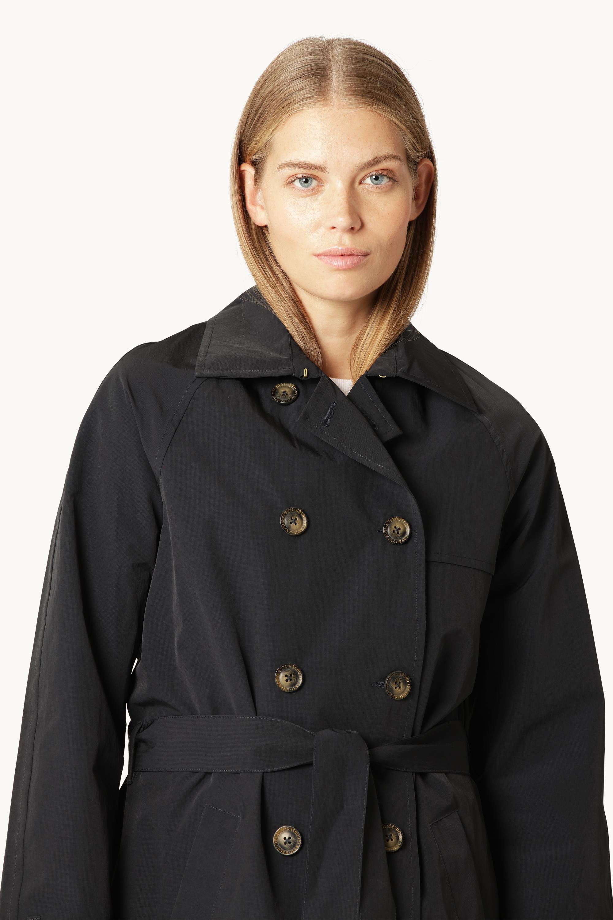 Technical Trench Raincoat - Dark Indigo
