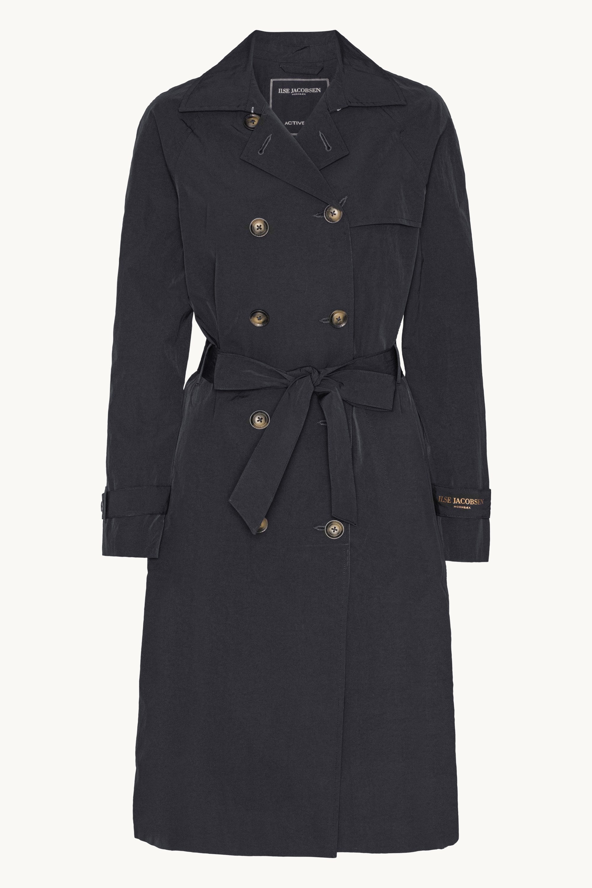 Technical Trench Raincoat - Dark Indigo