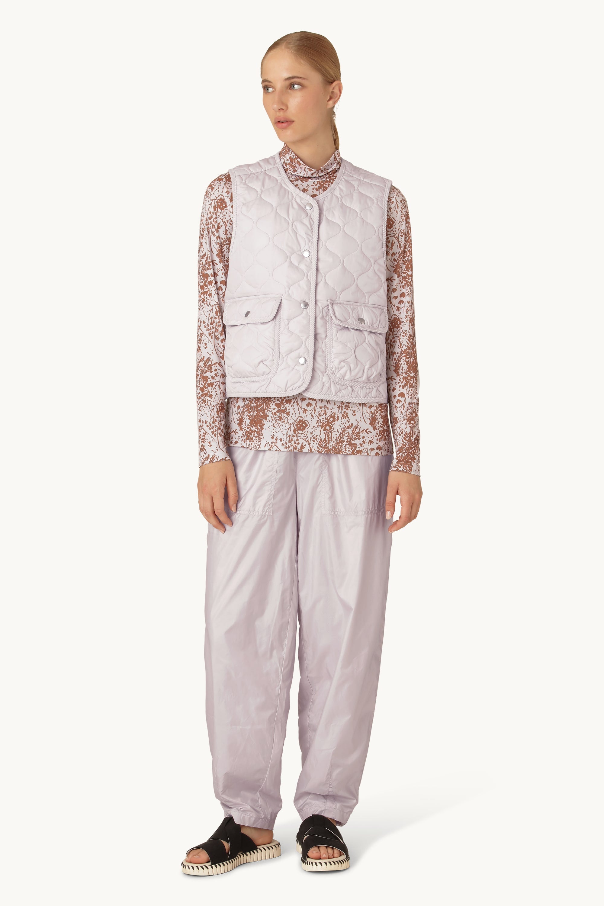 Chaleco acolchado - Hormigón