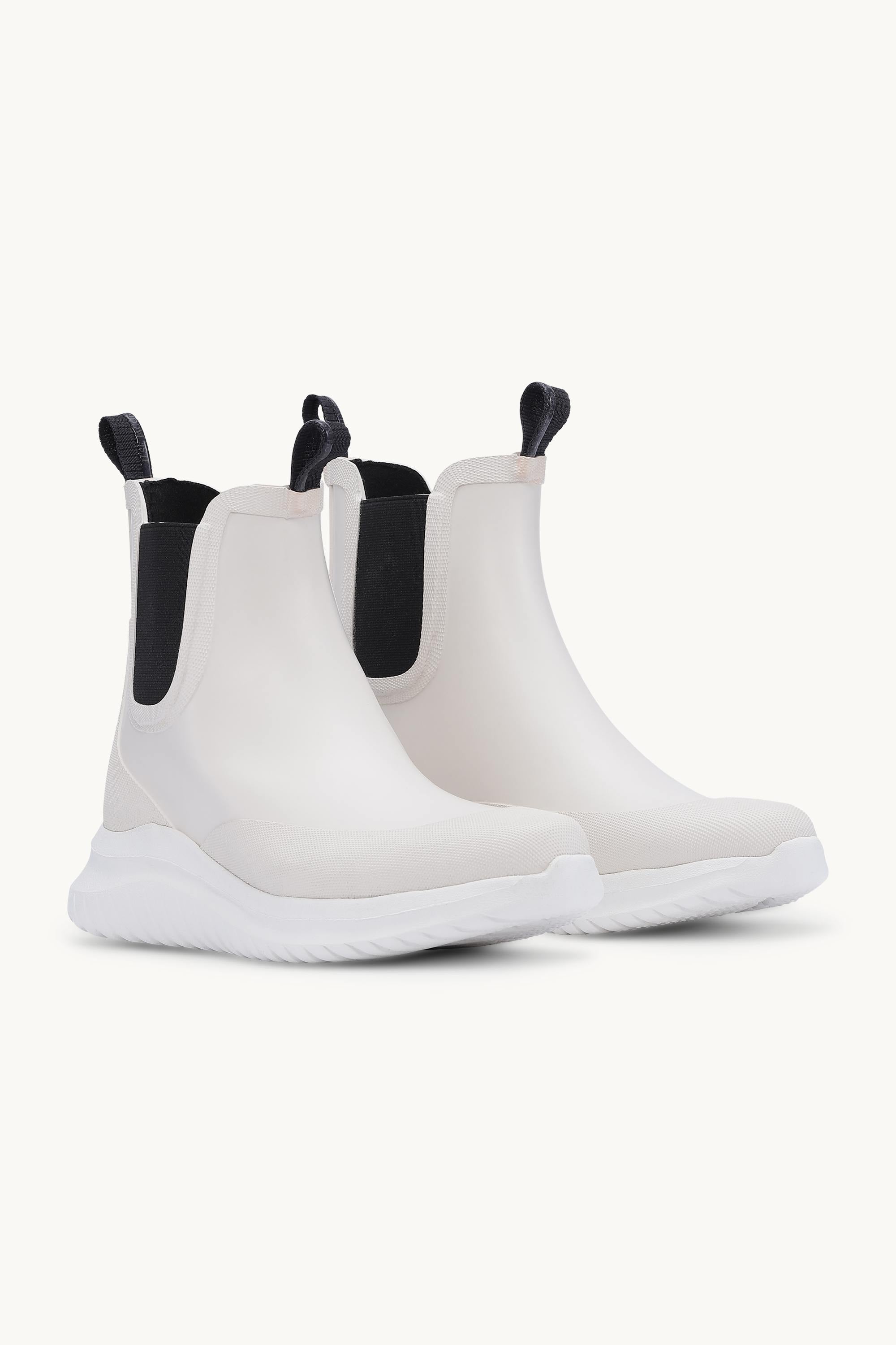 Short Rubber Boots - Milk Creme