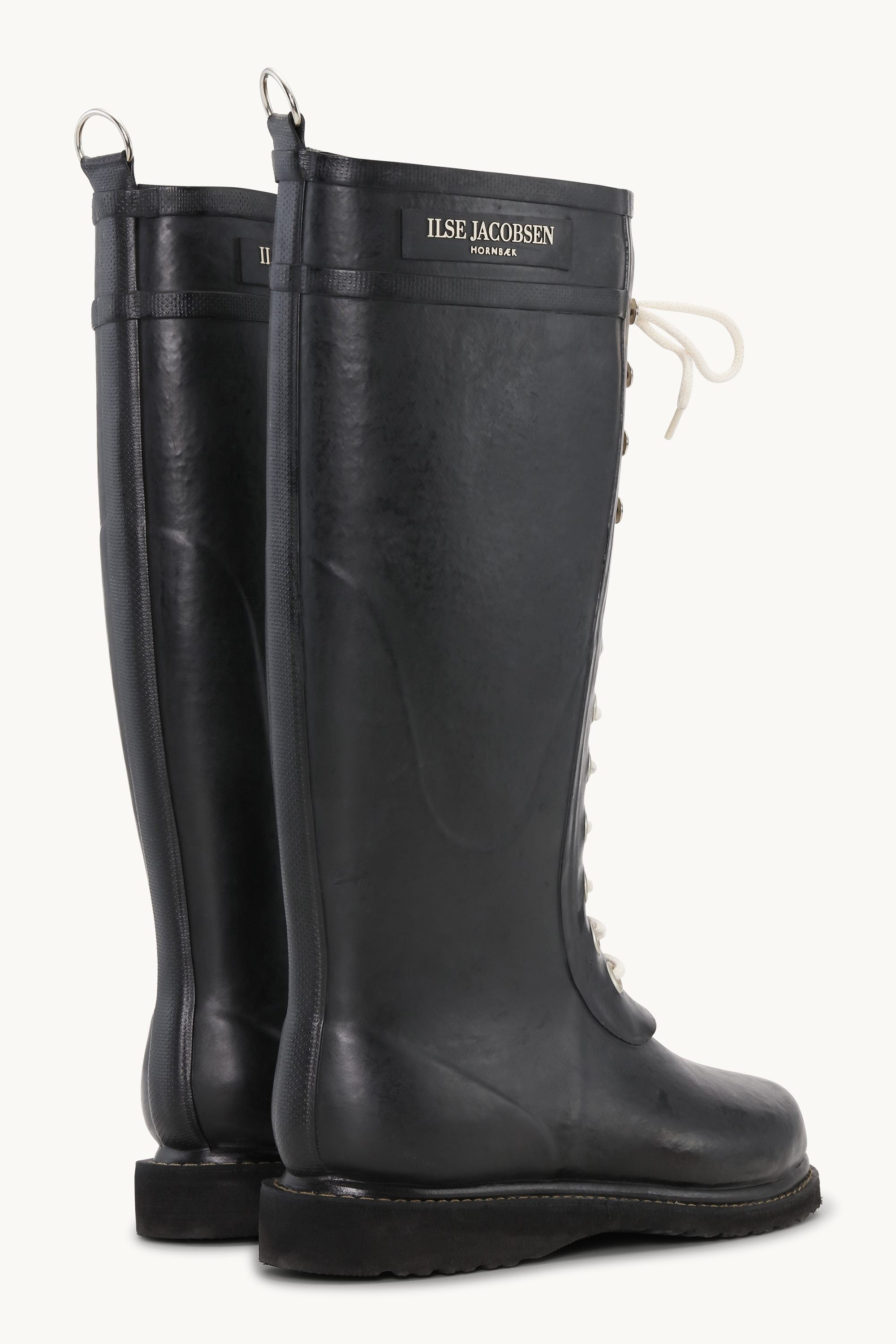Long Rubber Boots - Black