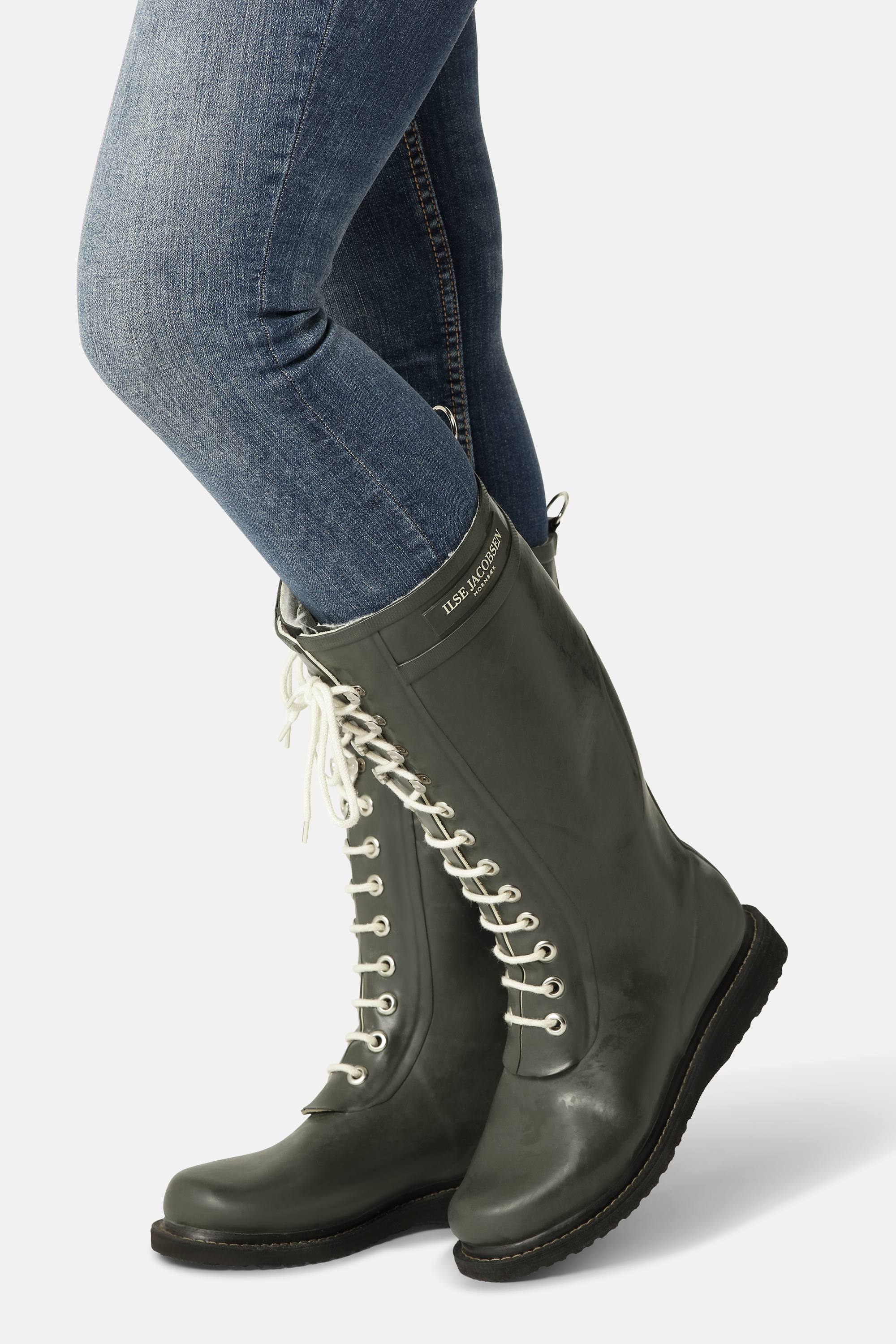 Long Rubber Boots - Army