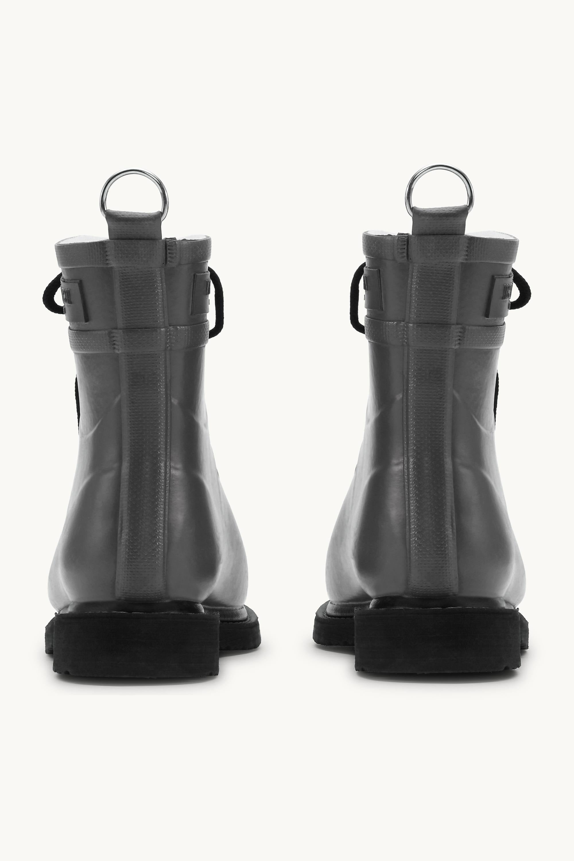 Short Rubber Boots - Grey