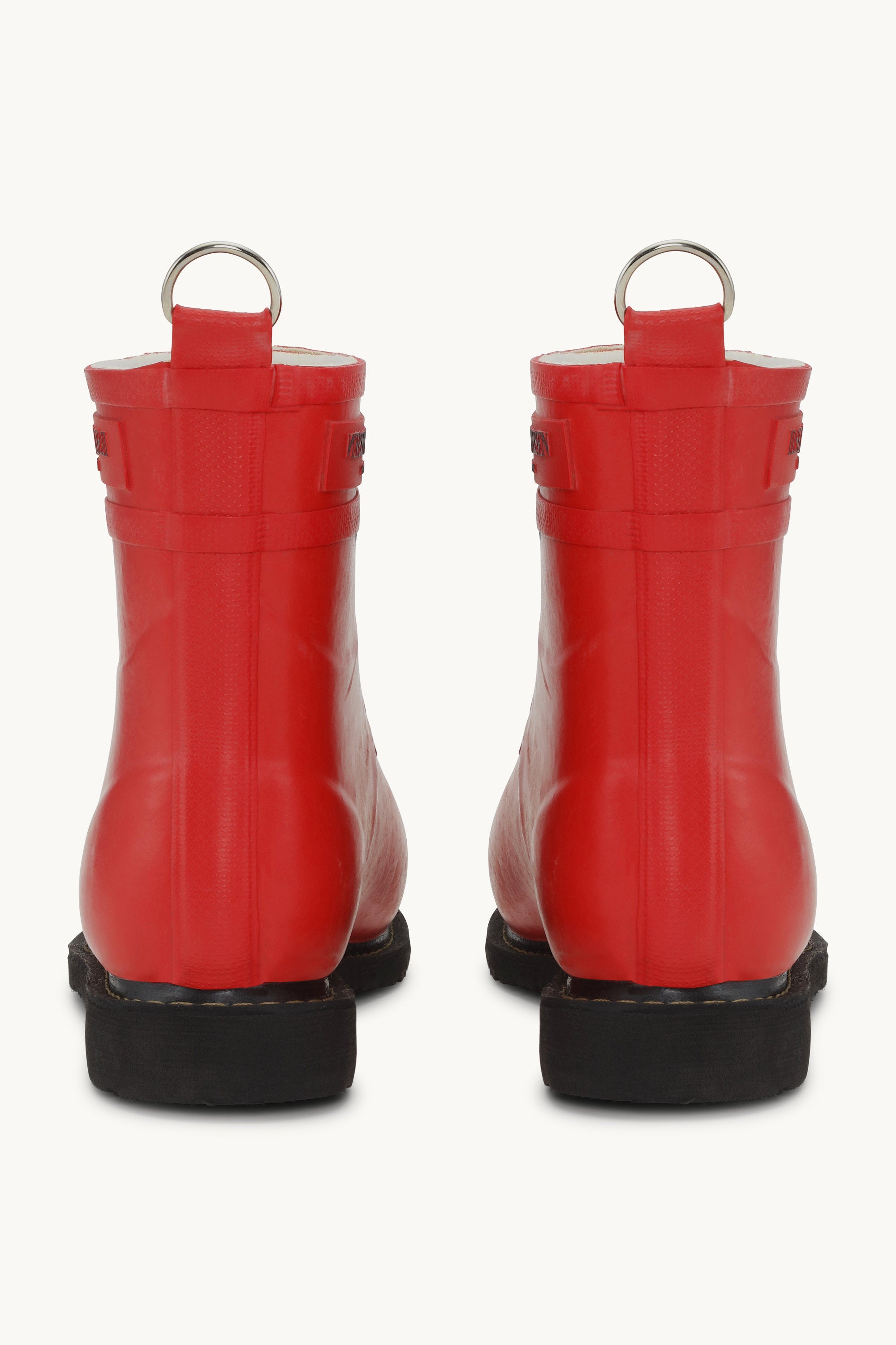 Botas cortas de goma - Rojo intenso