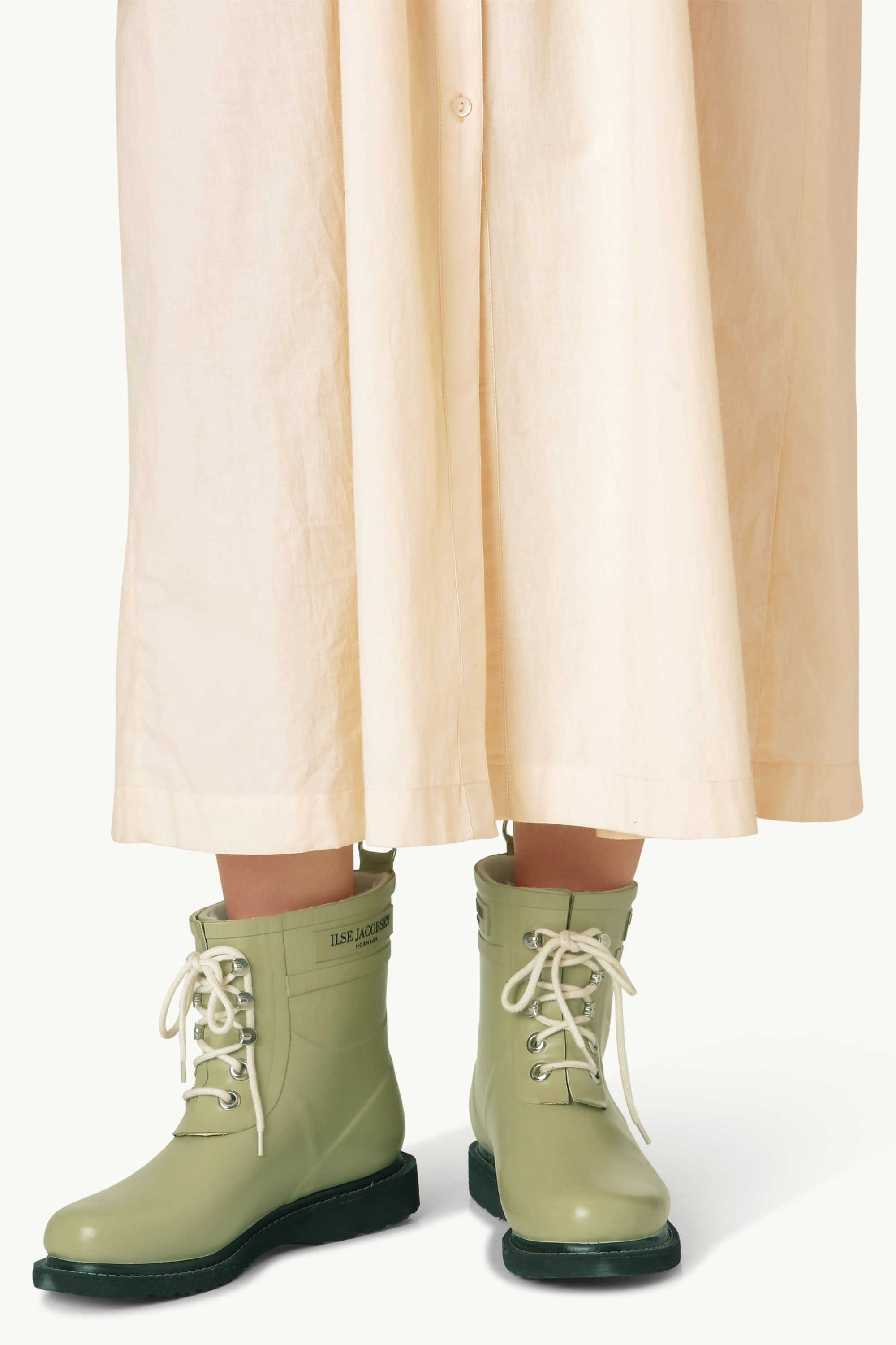 Botas Cortas De Goma - Olive Grass