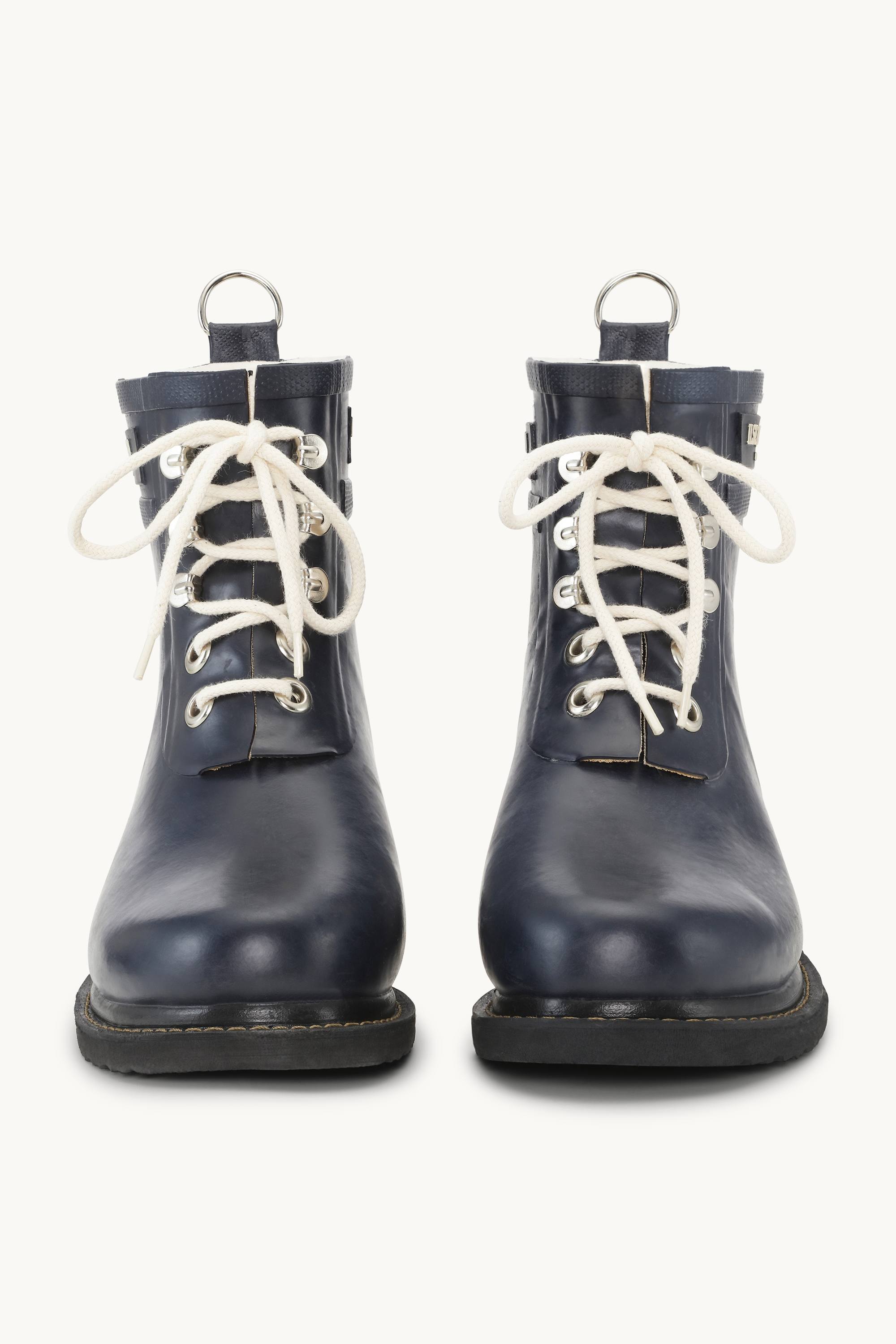 Short Rubber Boots - Dark Indigo