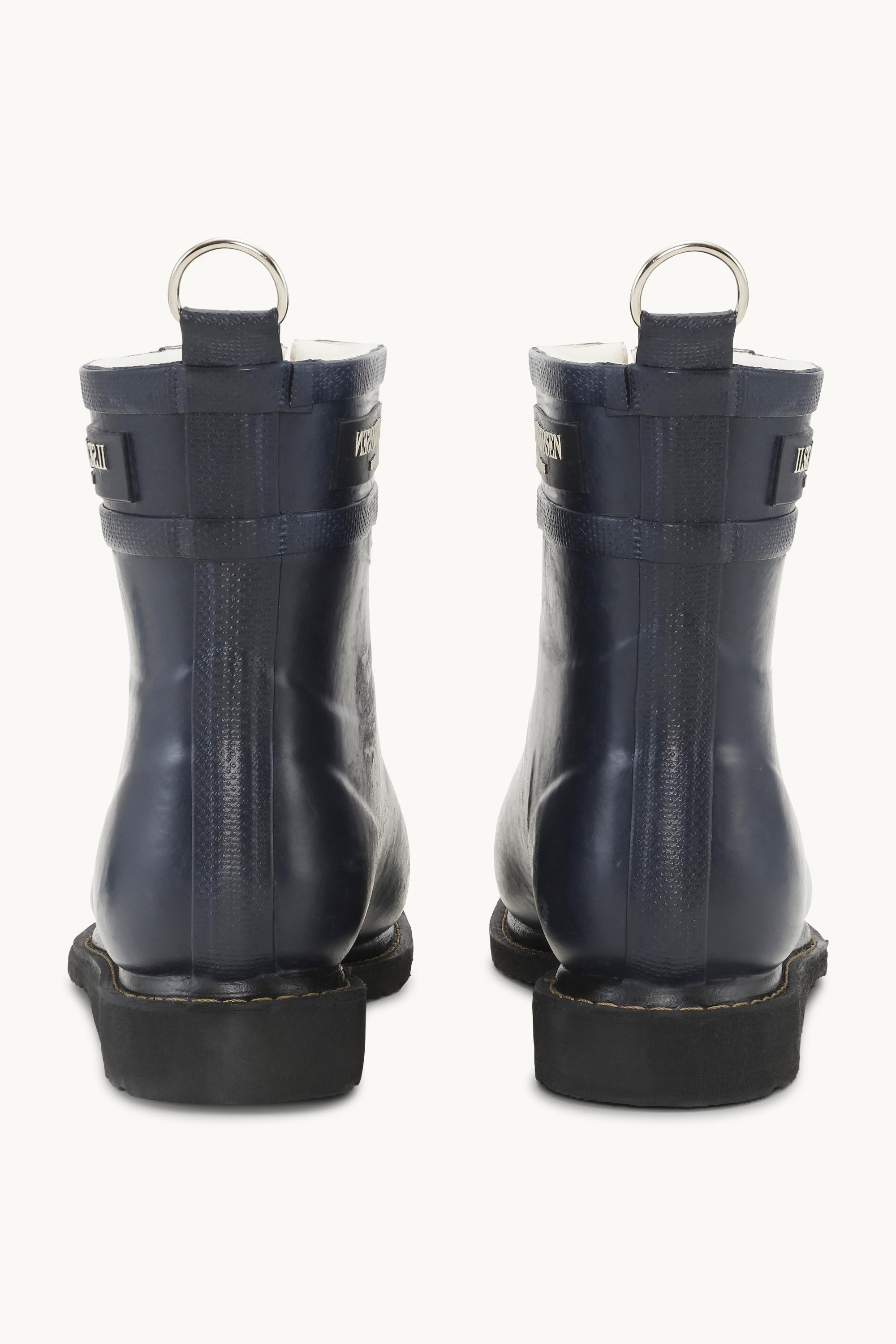 Short Rubber Boots - Dark Indigo