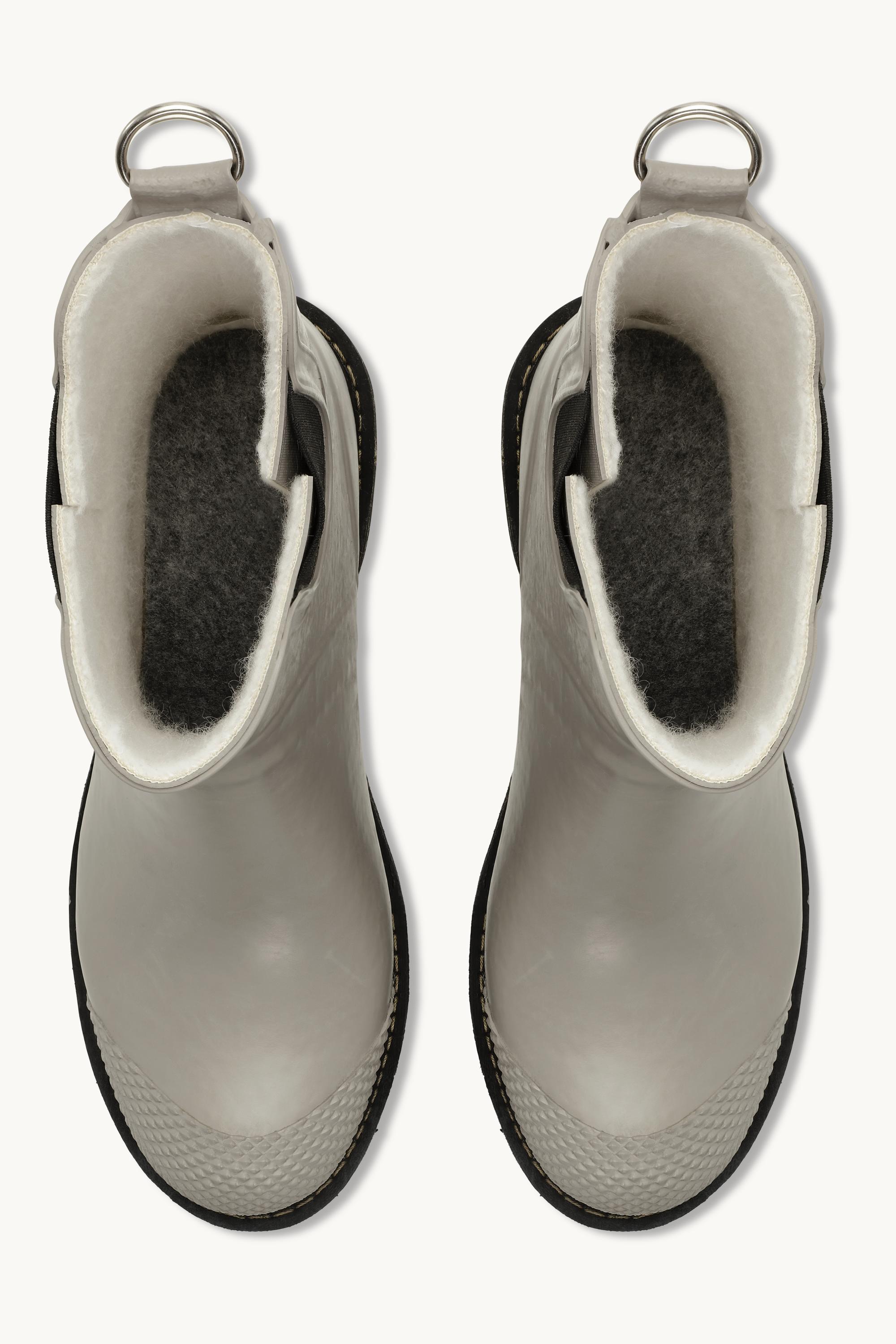 Botas Cortas De Goma Con Tacón Alto - Atmósfera