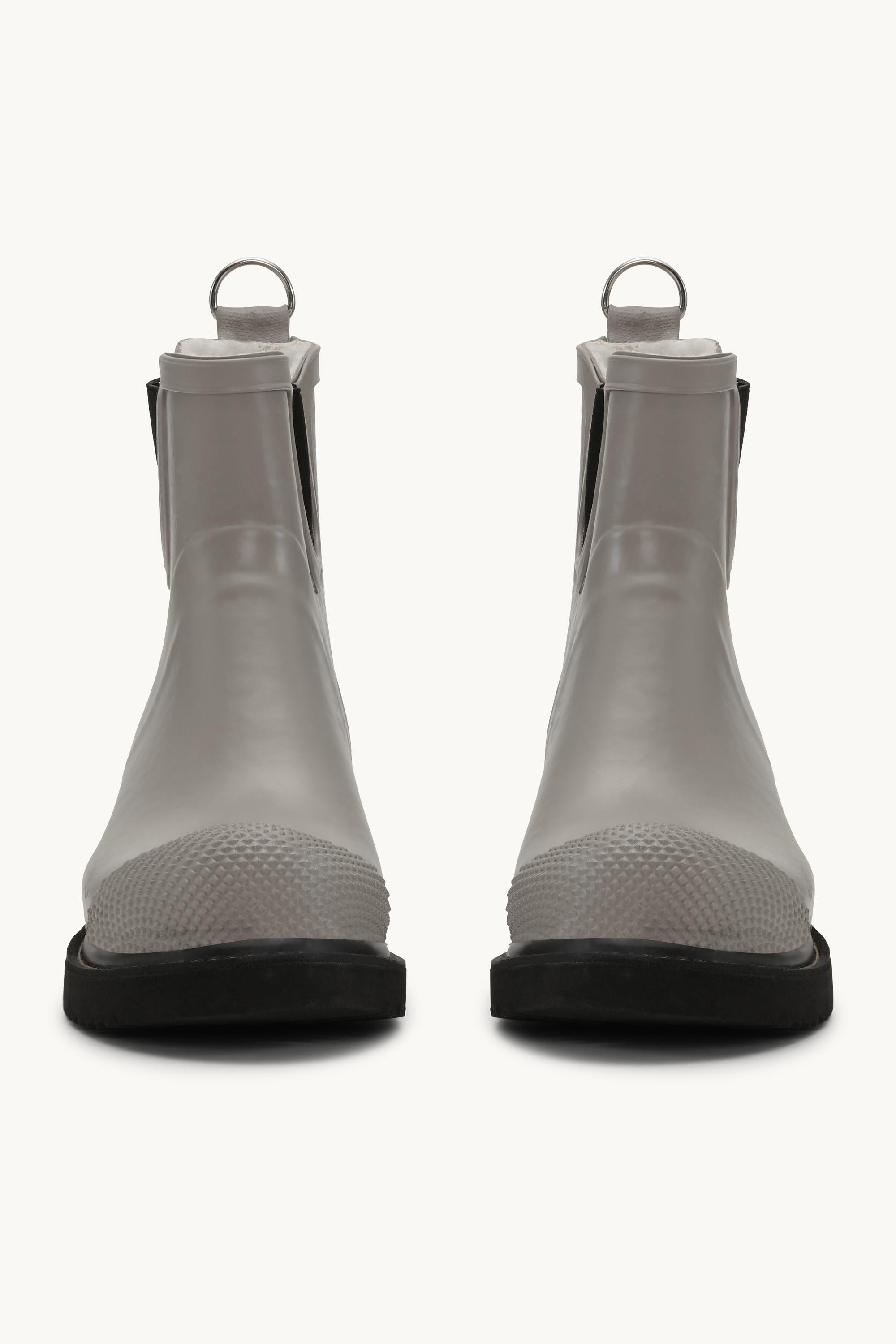 Botas Cortas De Goma Con Tacón Alto - Atmósfera