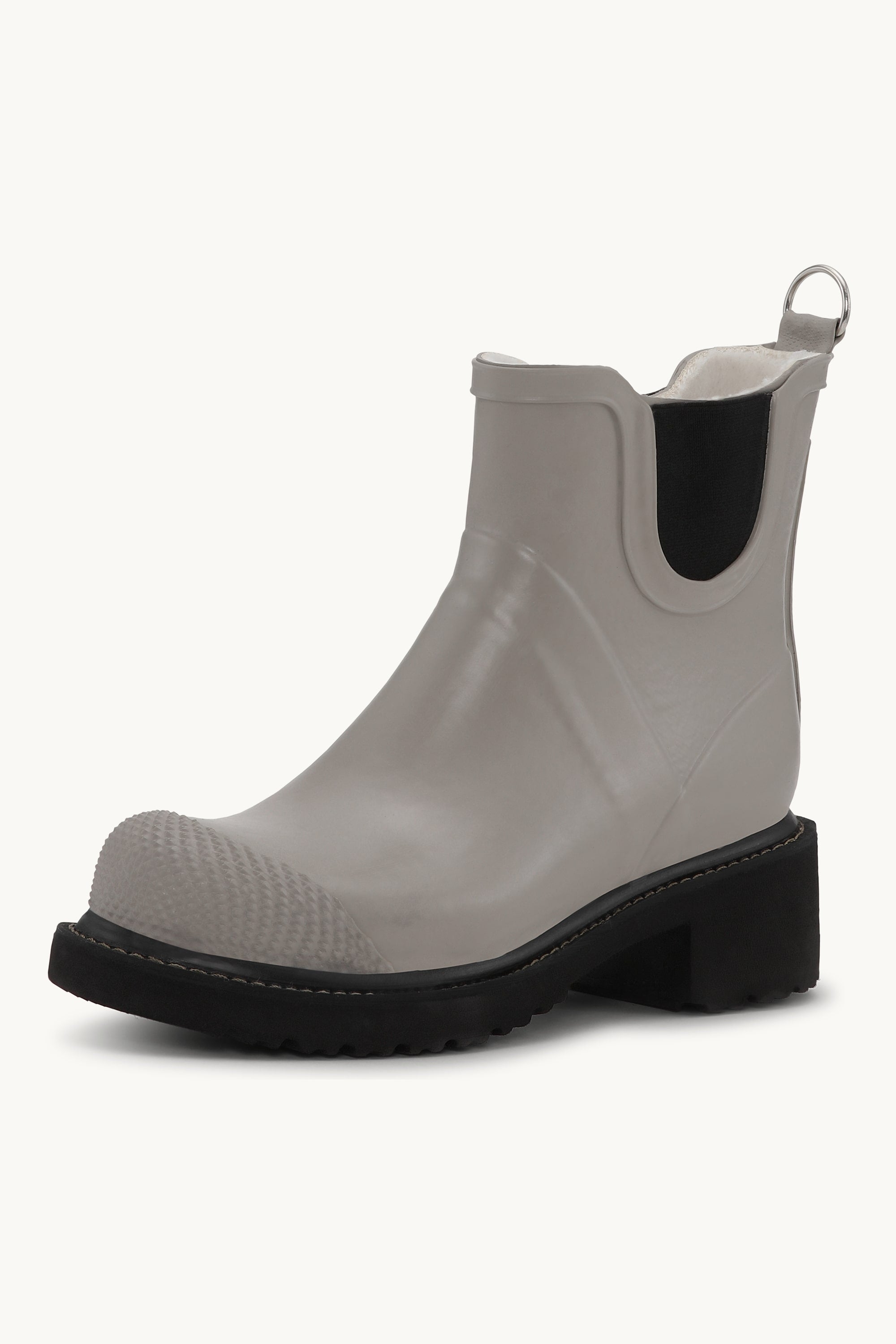 Botas Cortas De Goma Con Tacón Alto - Atmósfera