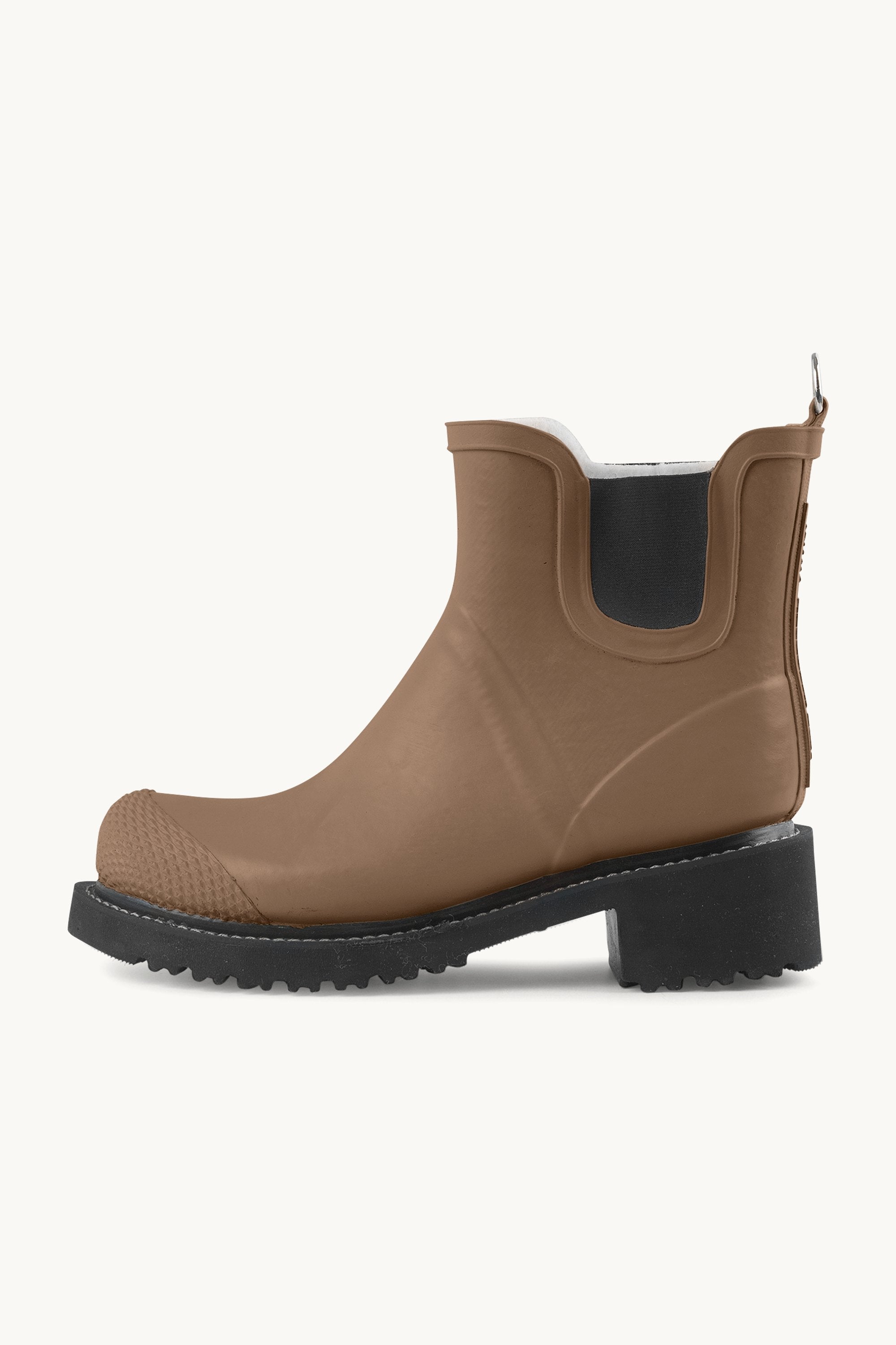 Botas Cortas De Goma Con Tacón Alto - Otter