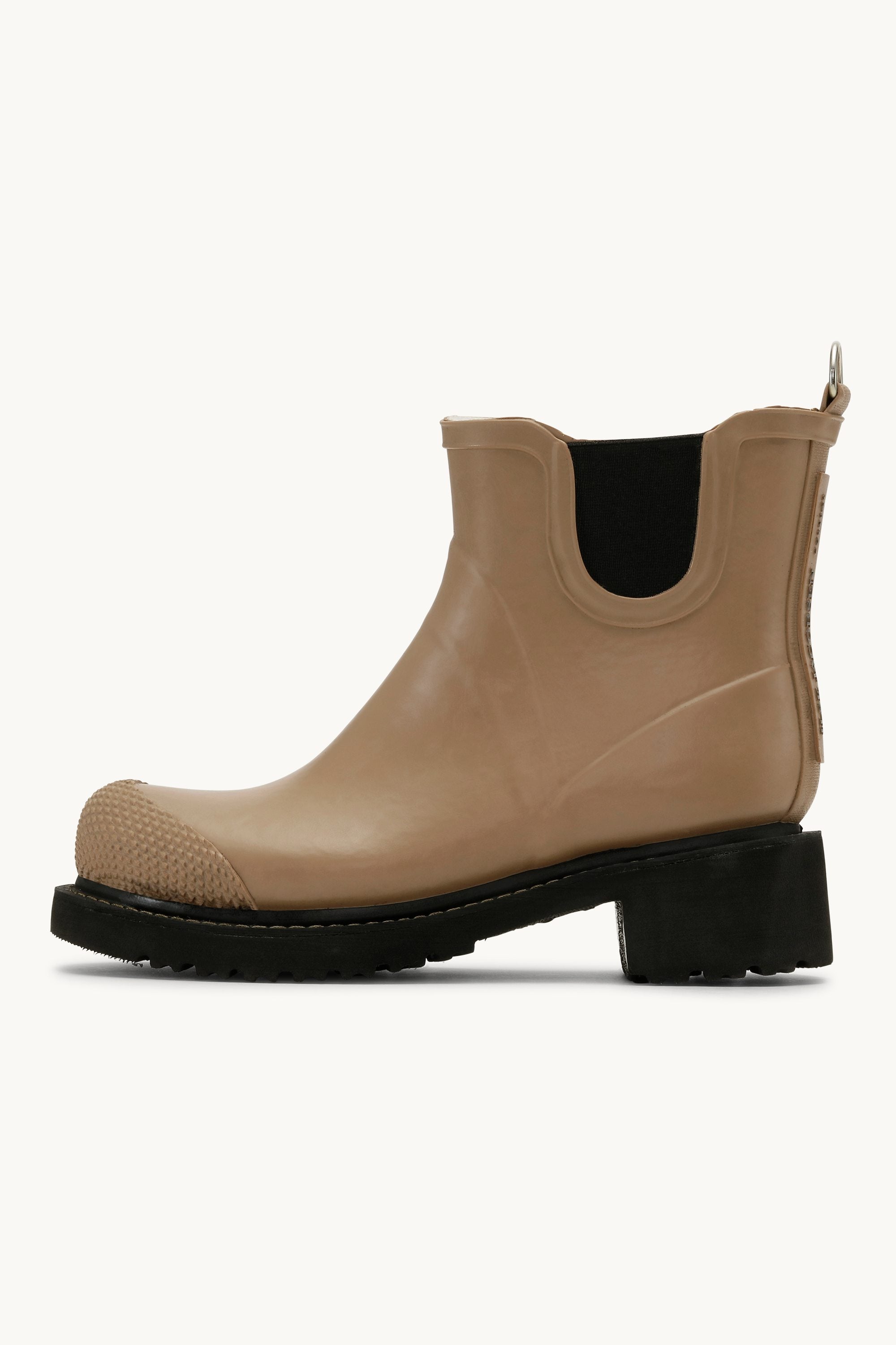 Botas Cortas De Goma Con Tacón Alto - Otter