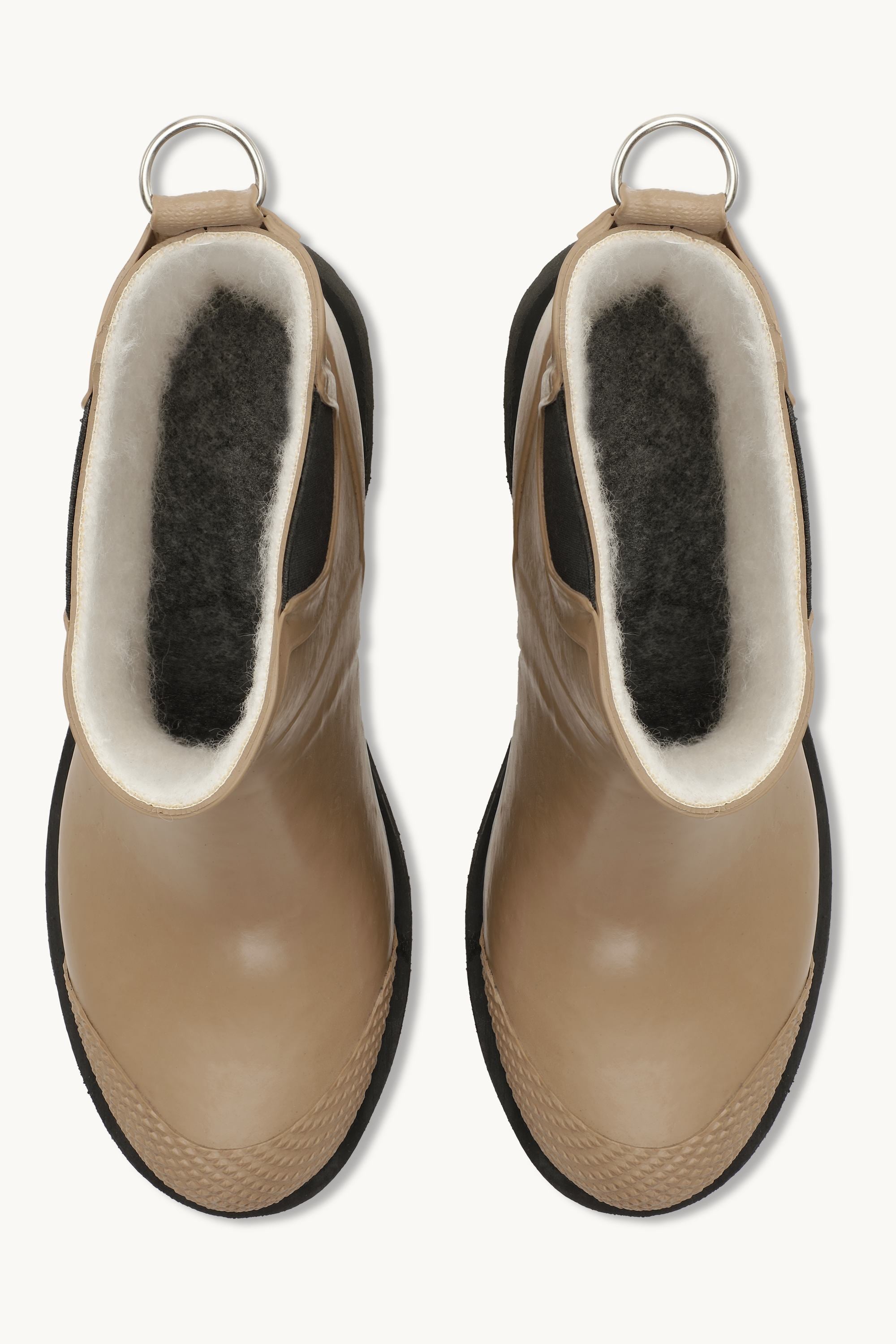 Botas Cortas De Goma Con Tacón Alto - Otter