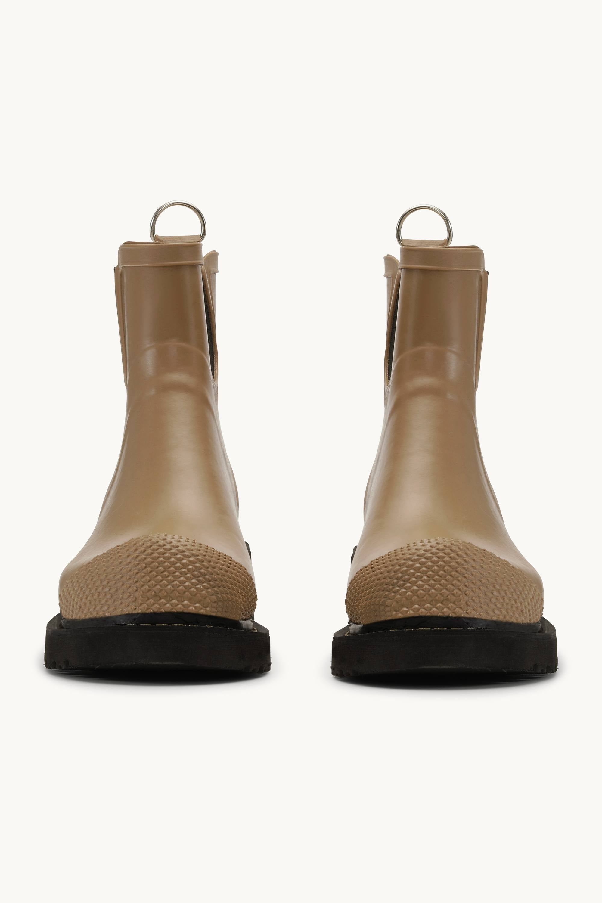 Botas Cortas De Goma Con Tacón Alto - Otter