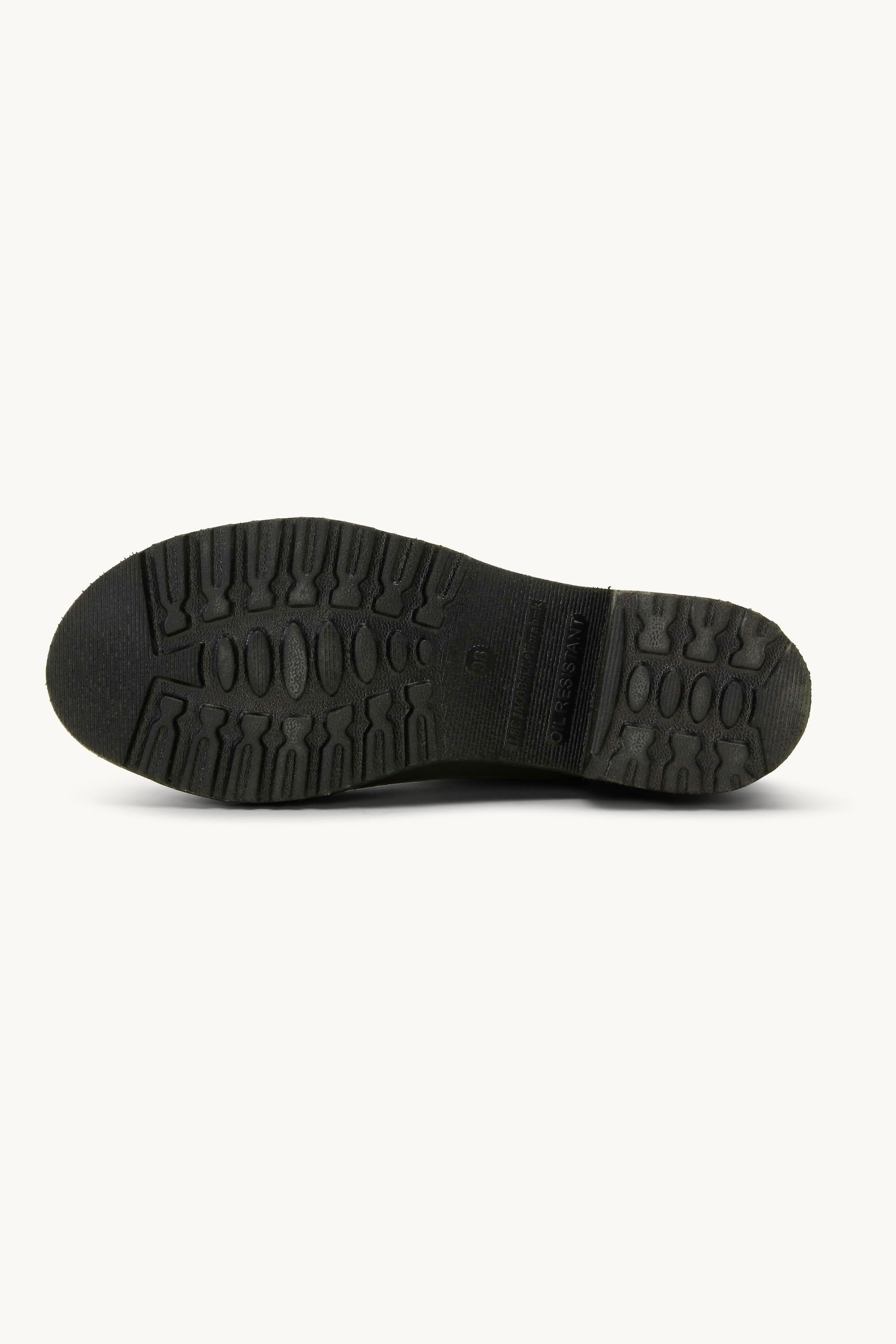 Botas Cortas De Goma Con Tacón Alto - Army