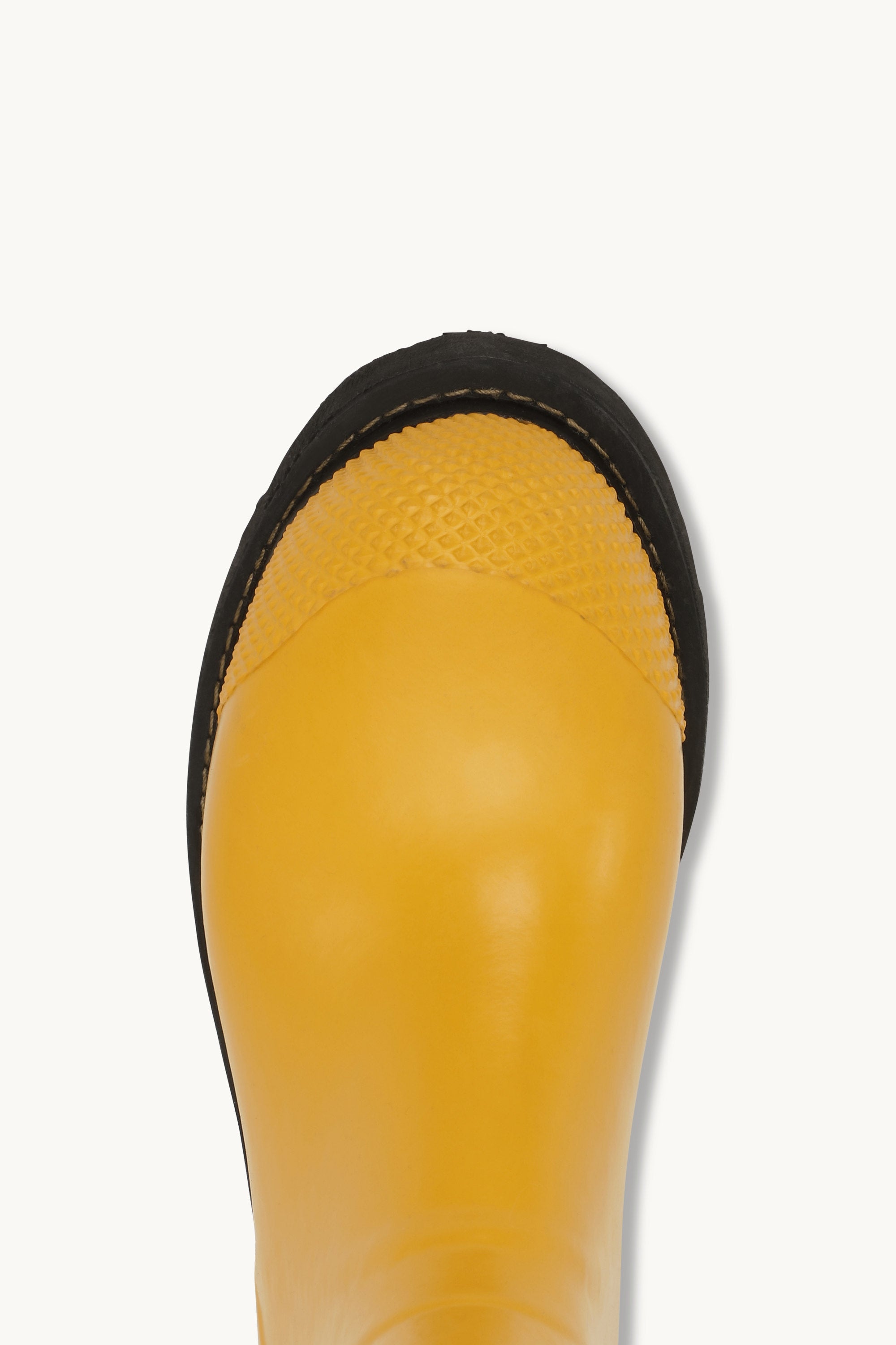 Botas Cortas De Goma Con Tacón Alto - Amarillo Cibernético