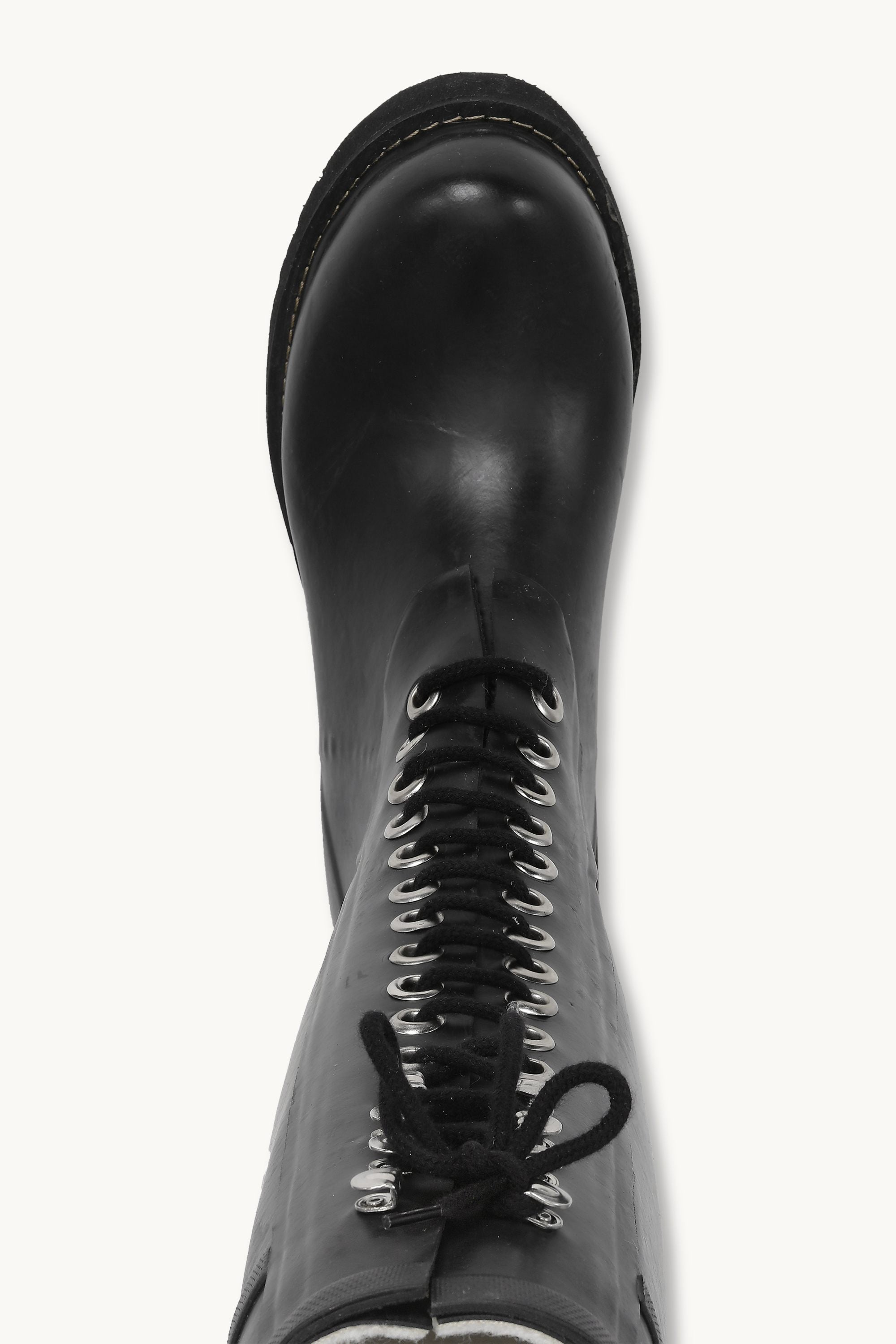 Long Rubber Boots - Black Black