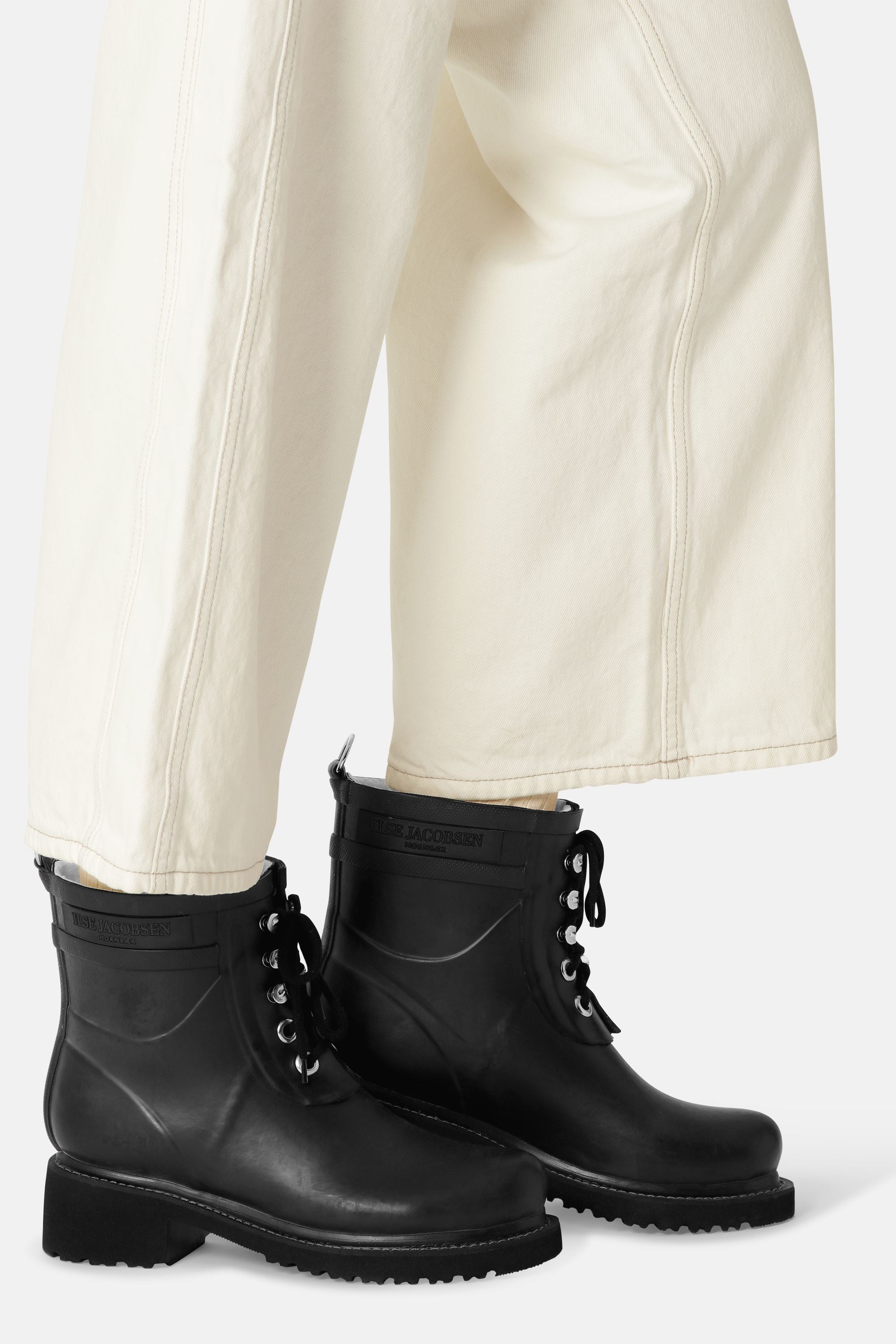 Short Rubber Boots - Black Black