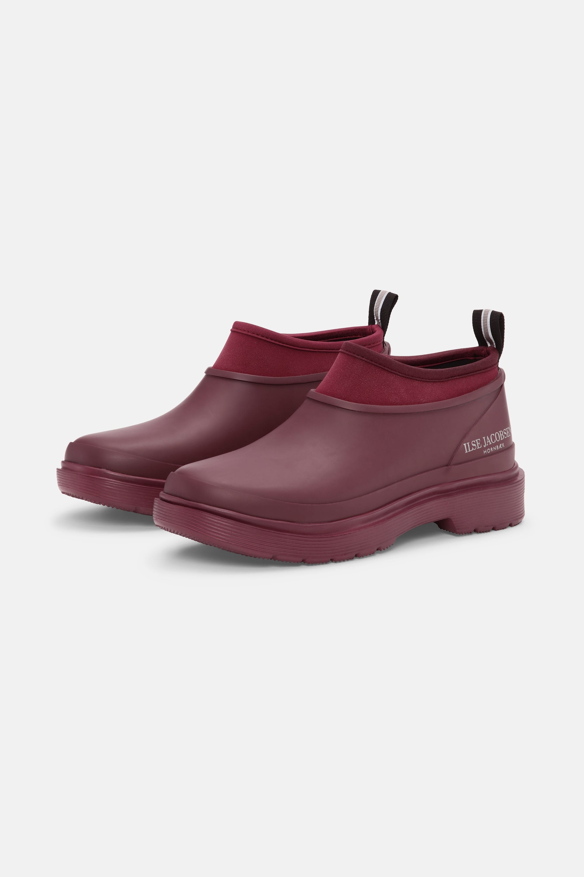 Zuecos de Lluvia Soft-Top - Maroon Banner