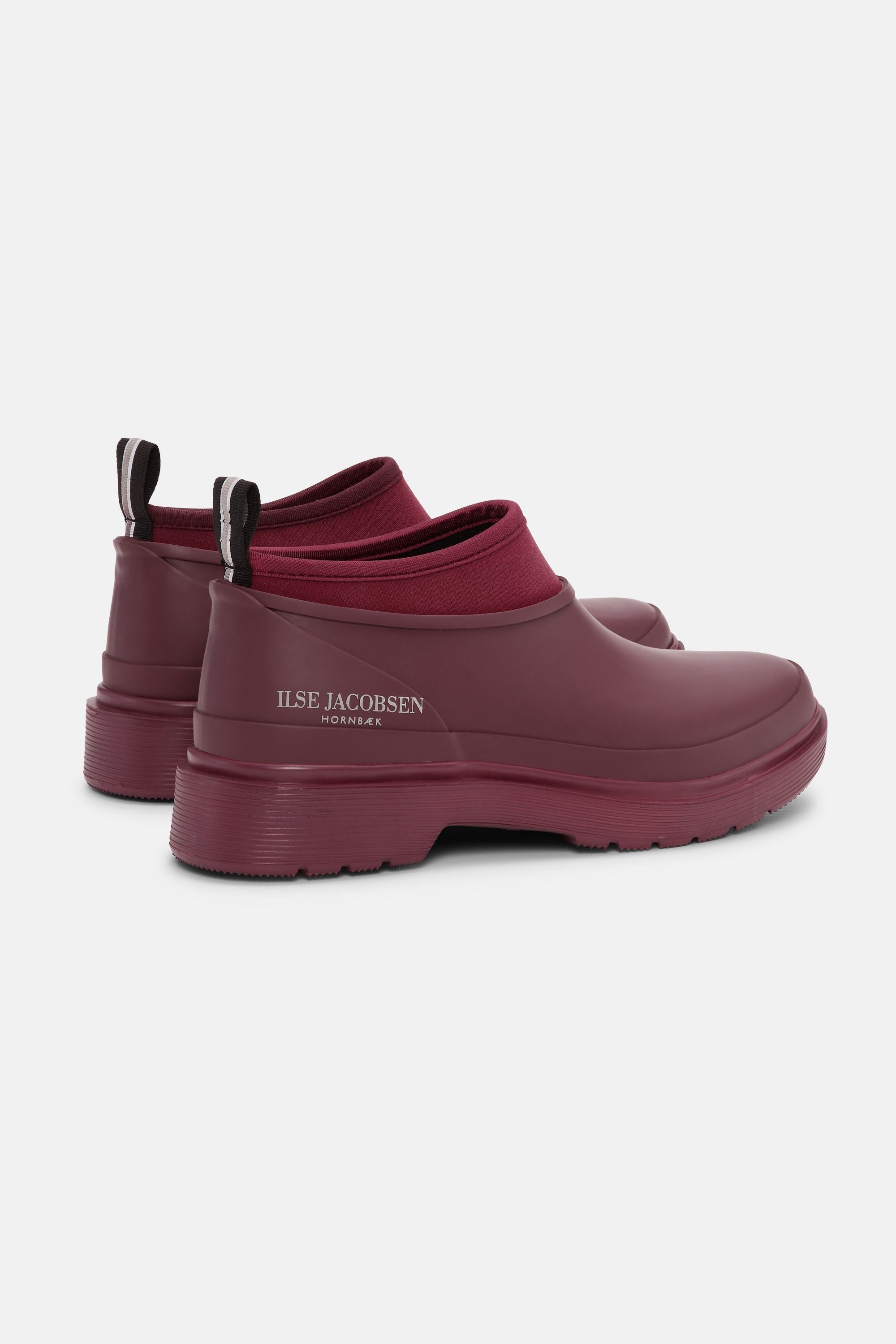 Zuecos de Lluvia Soft-Top - Maroon Banner