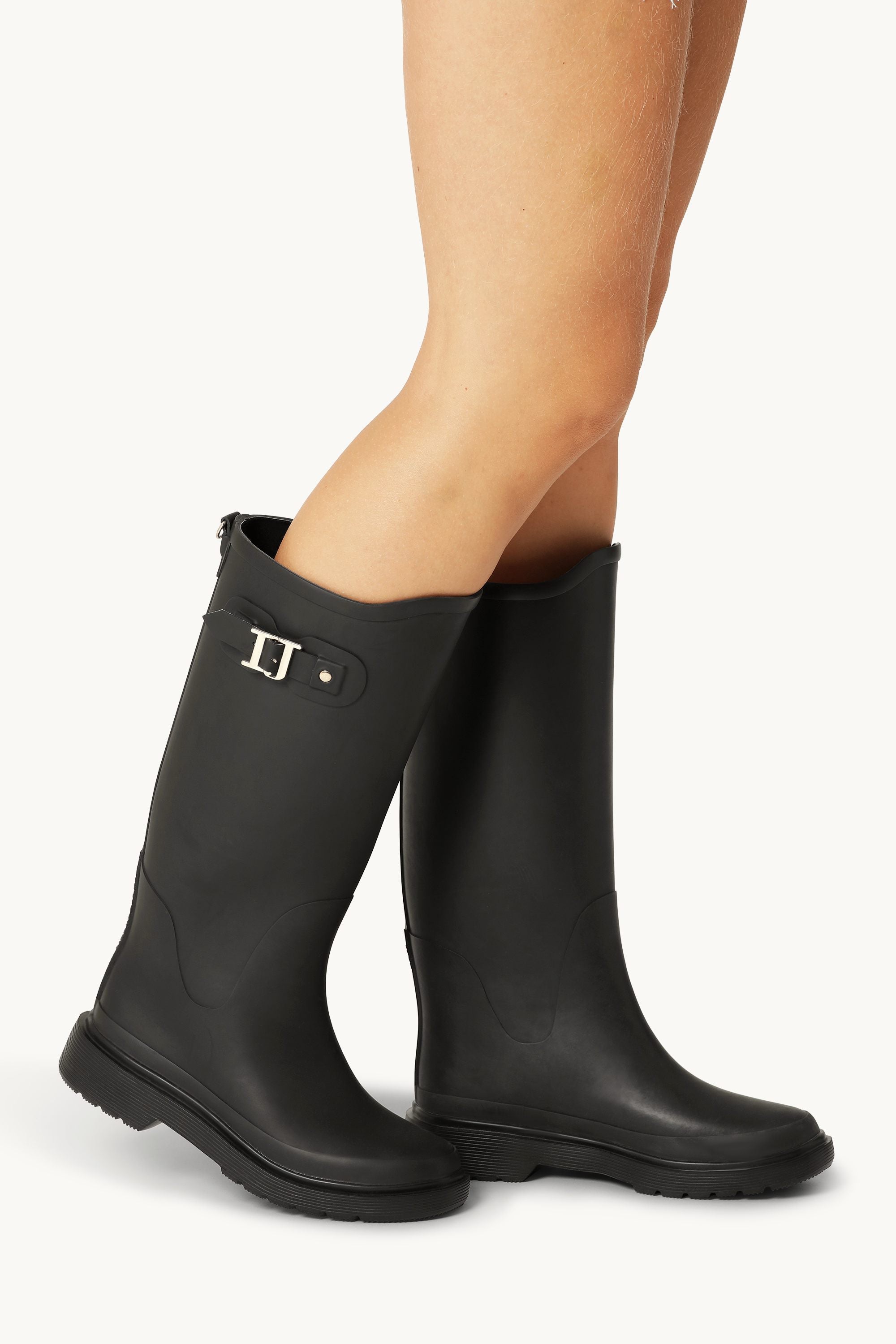 Botas de Lluvia Altas - Black Black