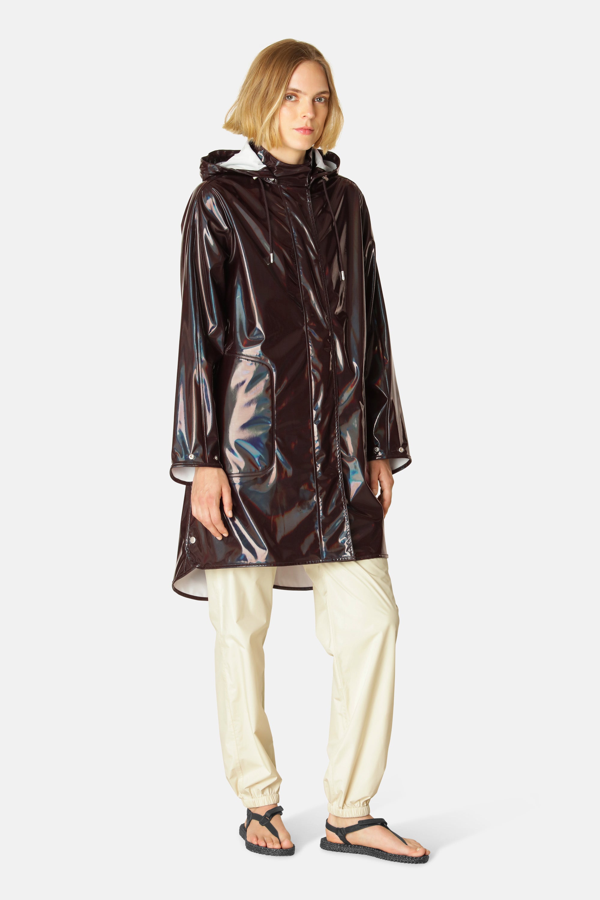 Ilse Jacobsen Hornbæk Rain Long Raincoat Raincoat 233 Ganache