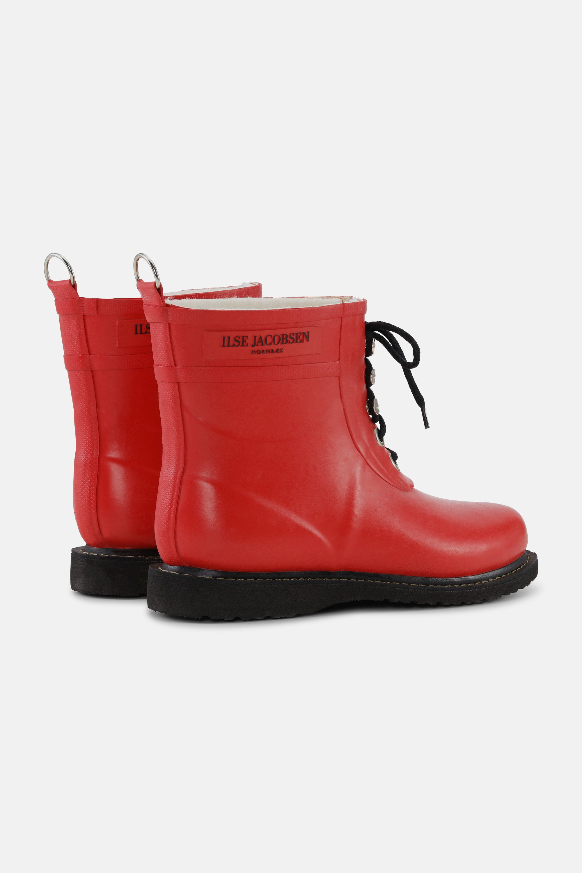 Ilse Jacobsen Hornbæk Footwear Short Rubber Boots Rain boots 303 Deep Red