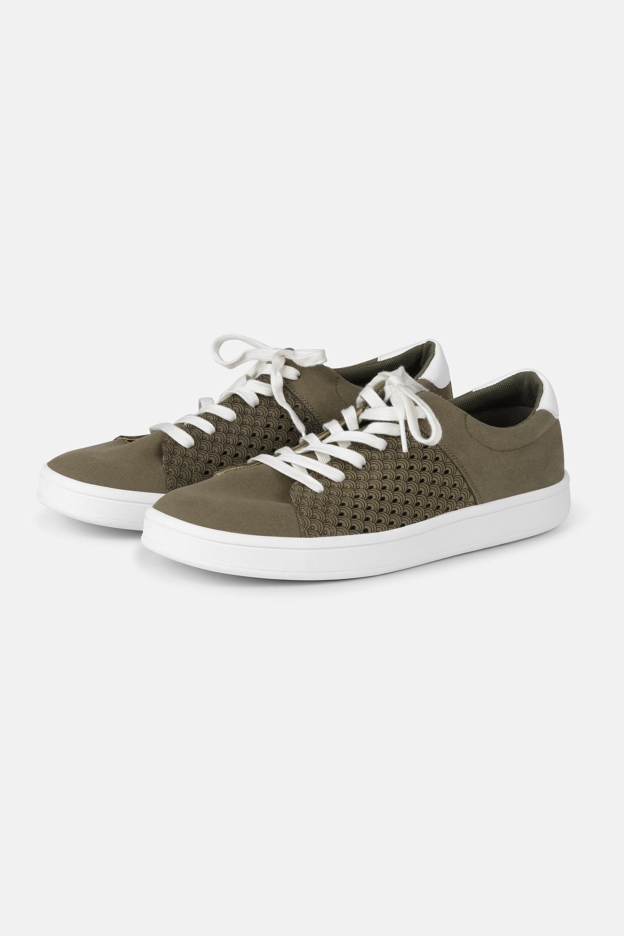 City Sneaker Hombre - Deep Olive White