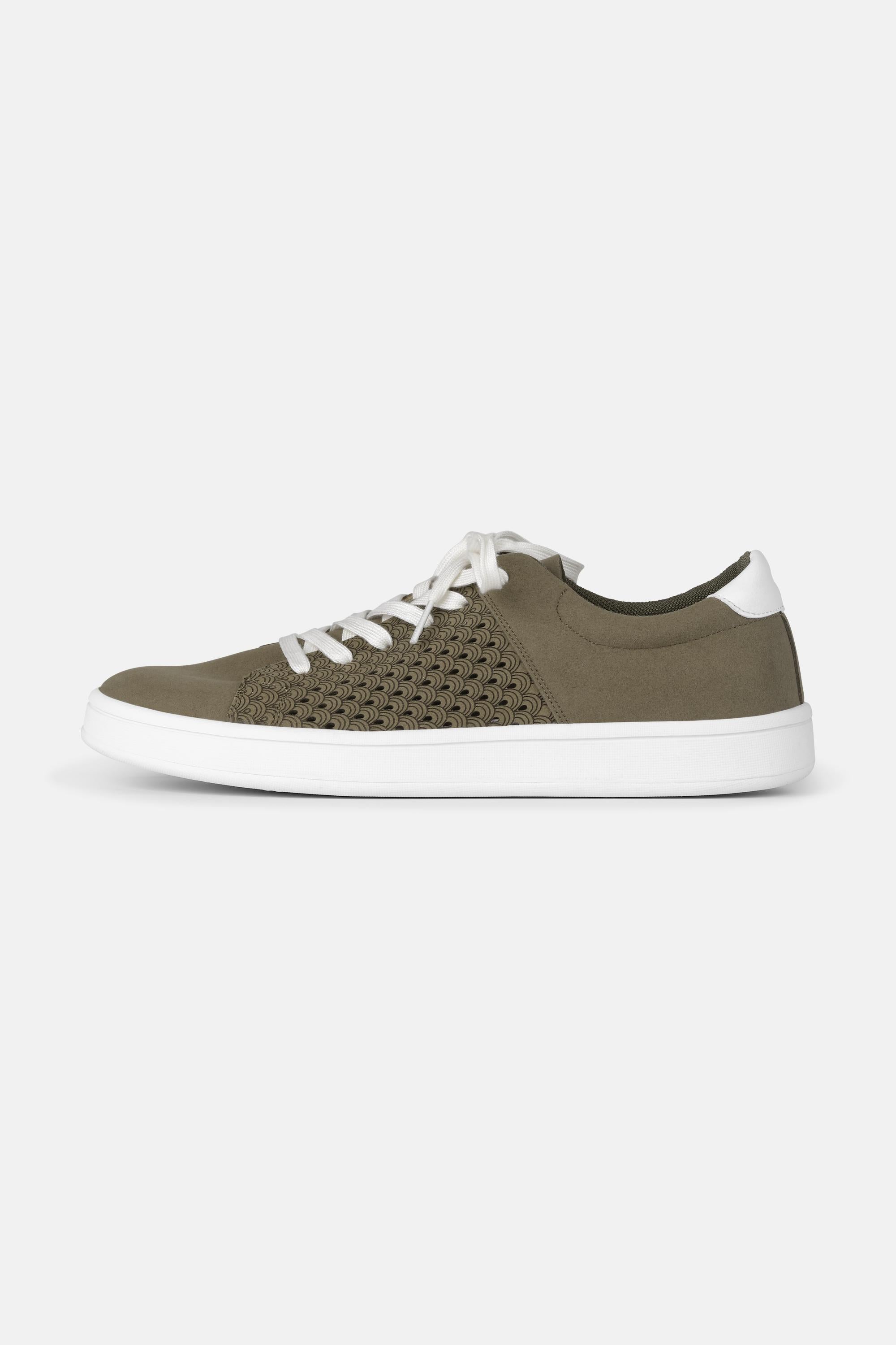 City Sneaker Hombre - Deep Olive White