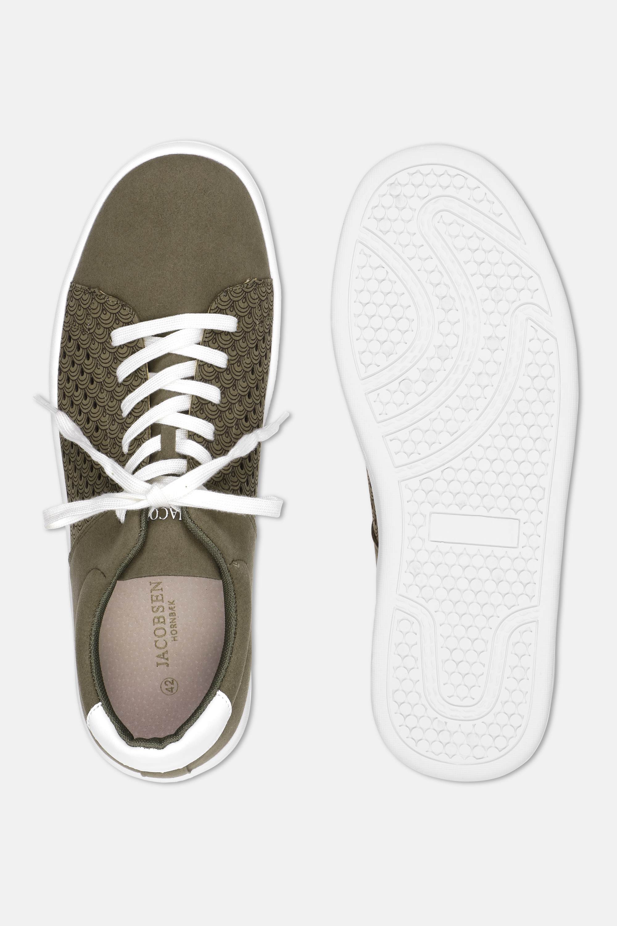 City Sneaker Hombre - Deep Olive White