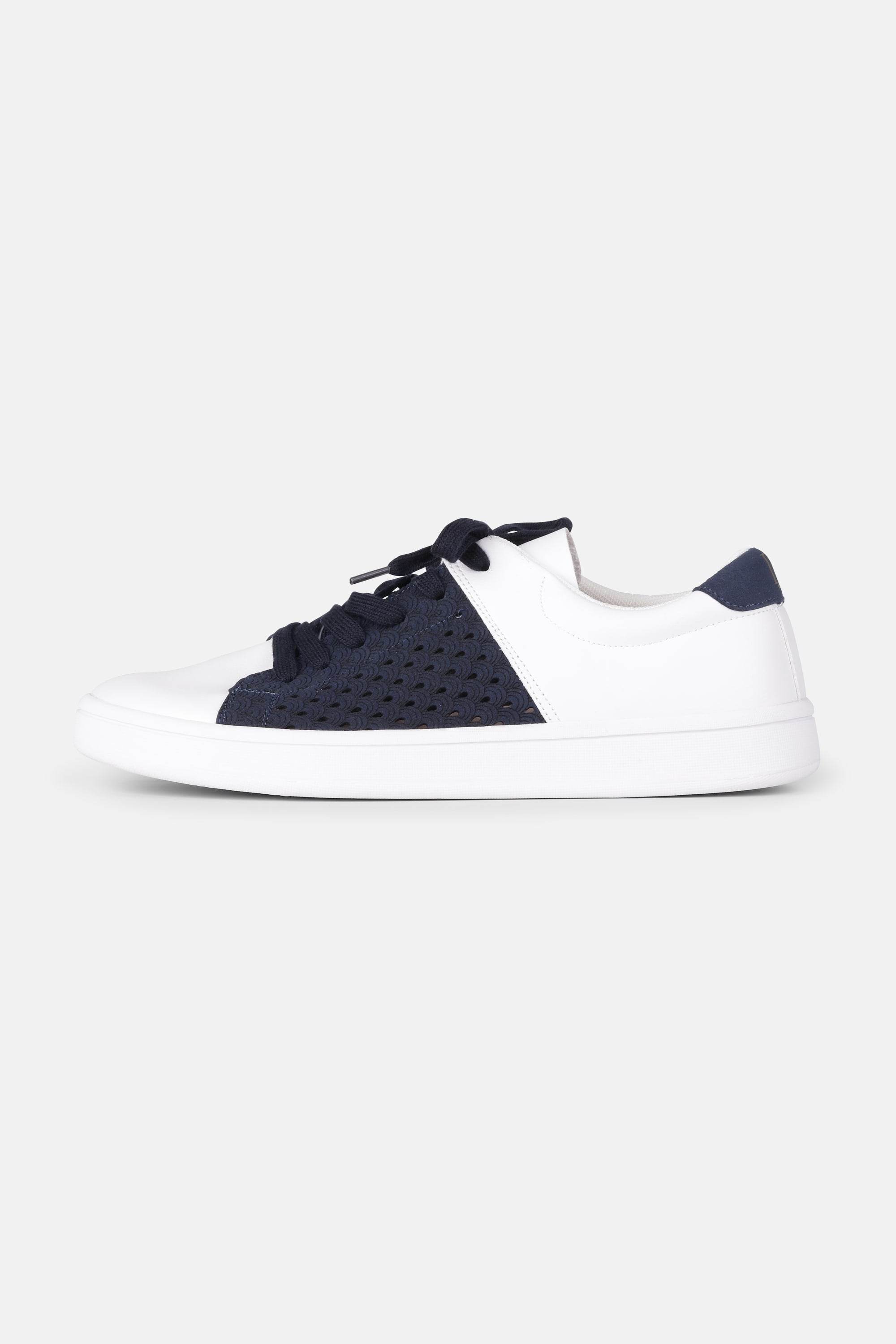 City Sneaker - White Dark Indigo