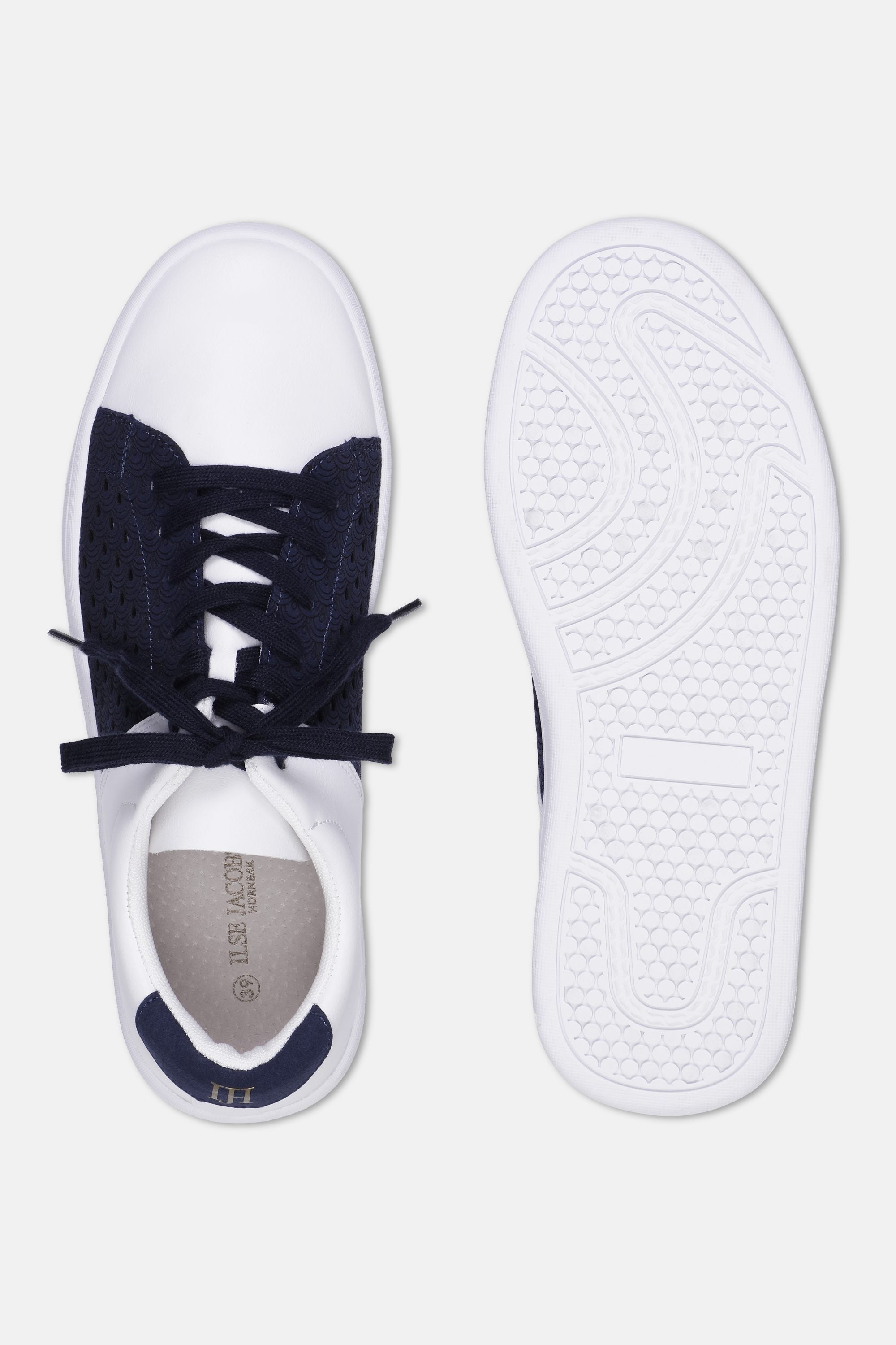 City Sneaker - White Dark Indigo