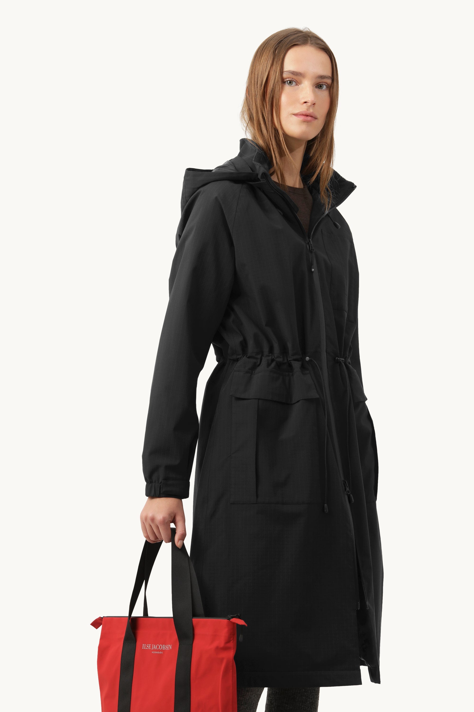 Long Winter Coat - Black Beauty