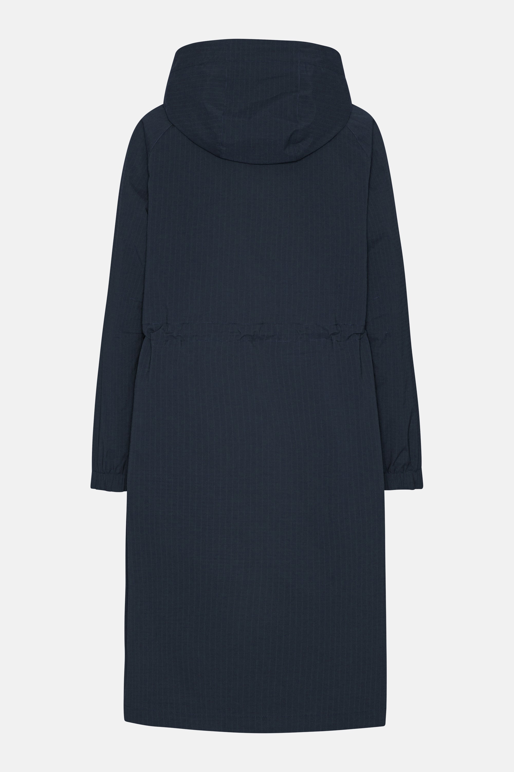 Long Winter Coat - Dark Indigo