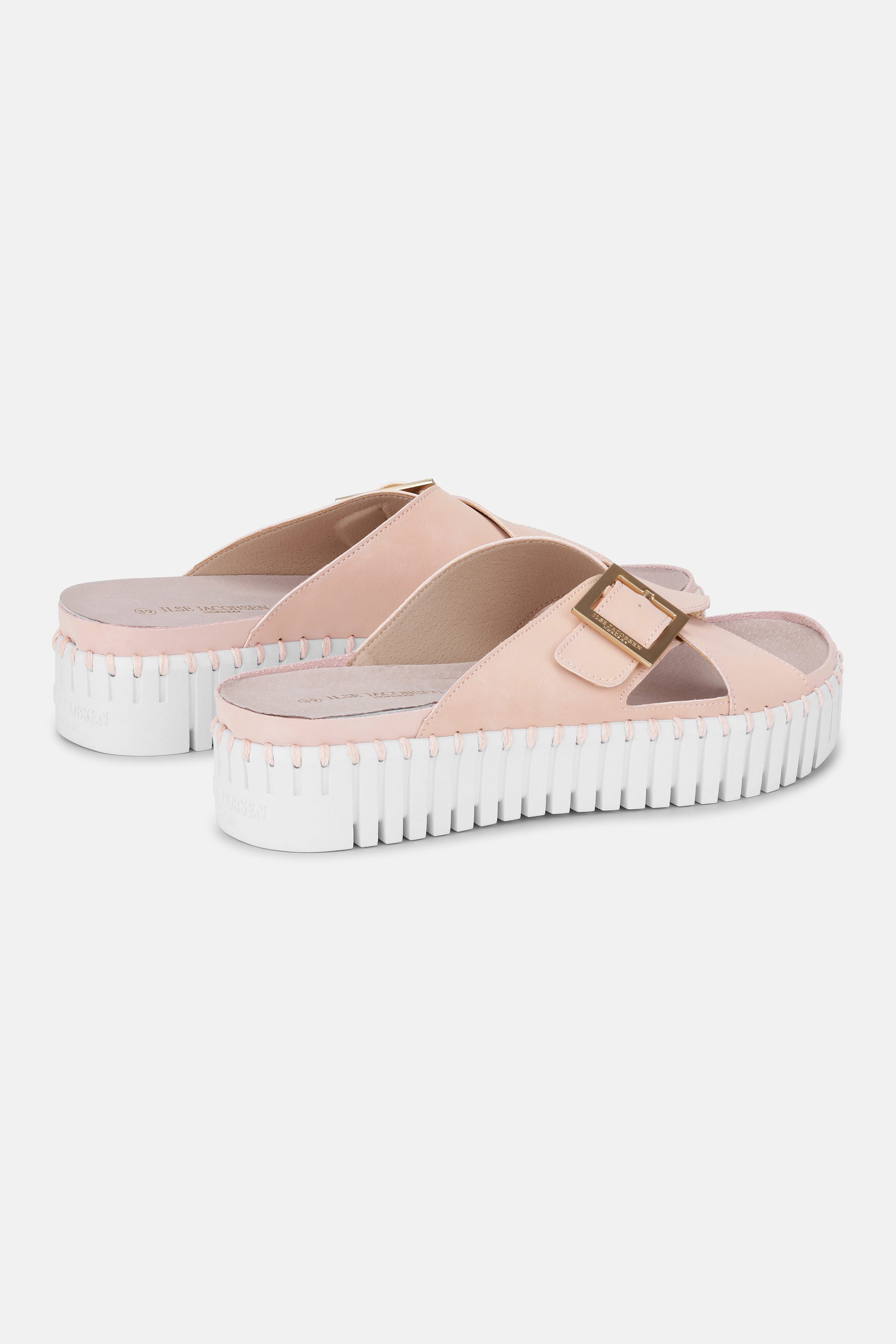 Sandalias Crossover - Adobe Rose White