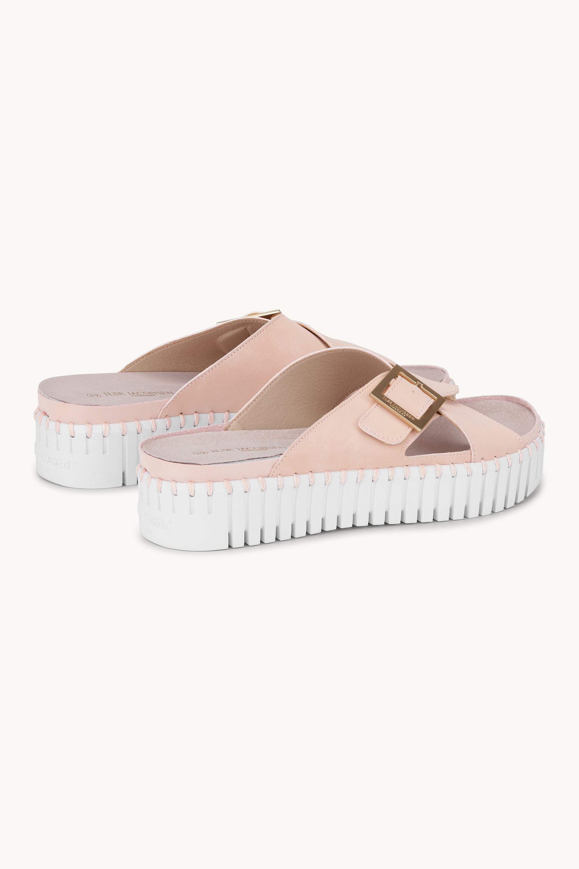 Sandalias Crossover - Adobe Rose White