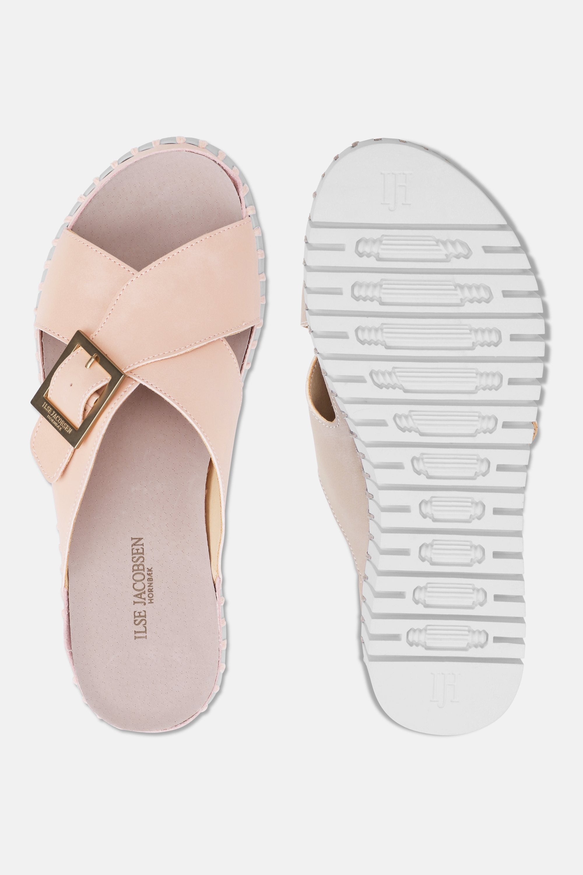 Sandals Crossover - Adobe Rose White