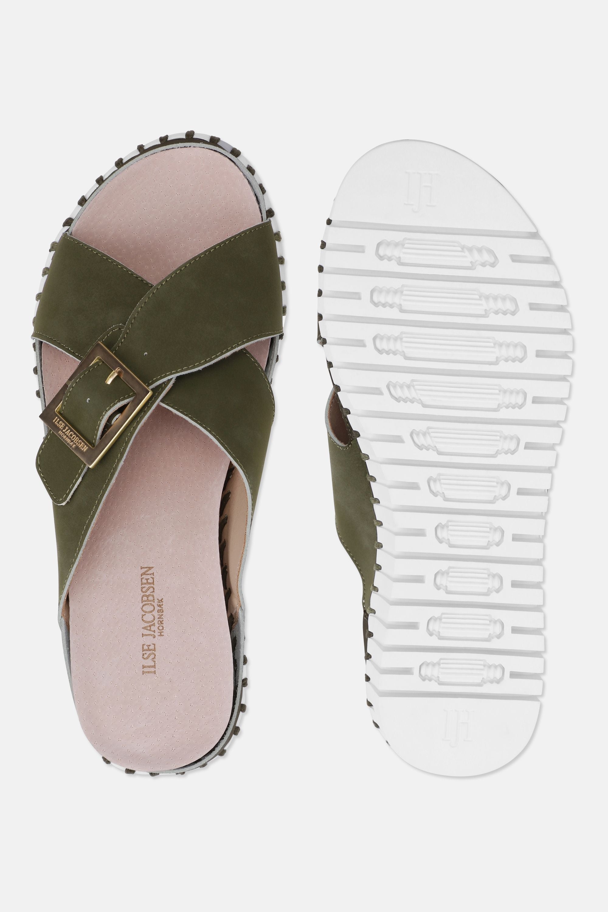 Sandalias Crossover - Army White