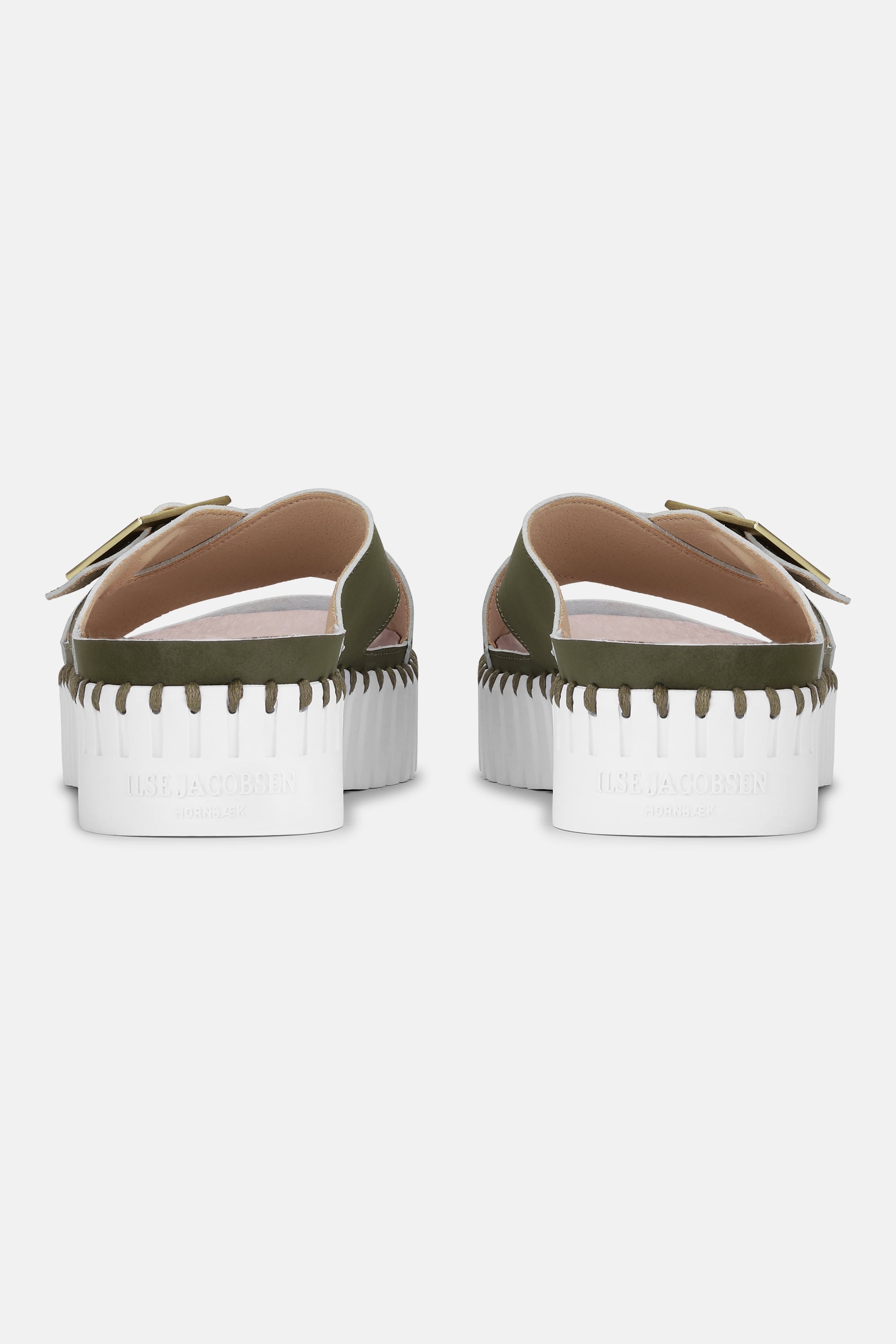 Sandalias Crossover - Army White